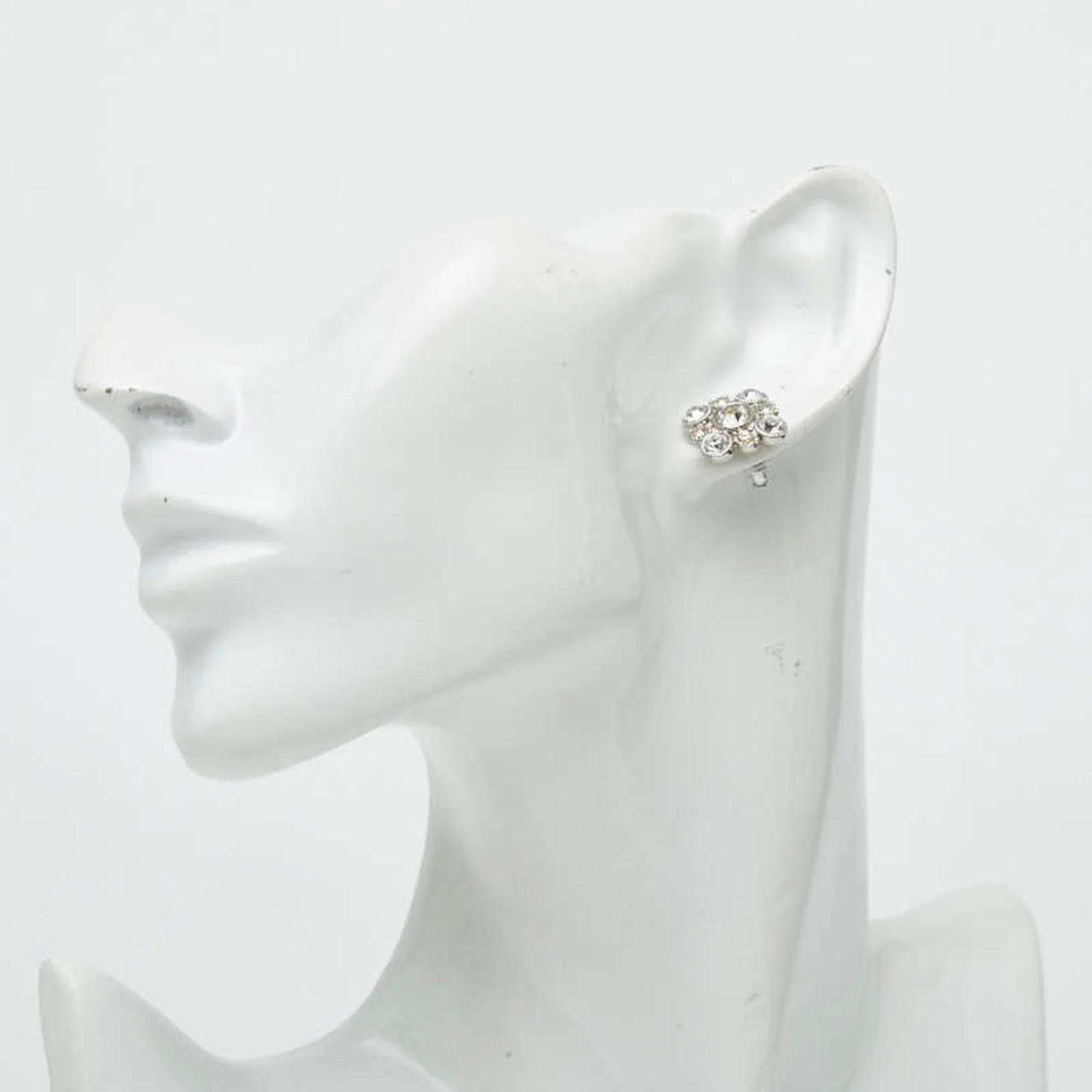 Earrings Stud Silver-Tone Metal - Image 5