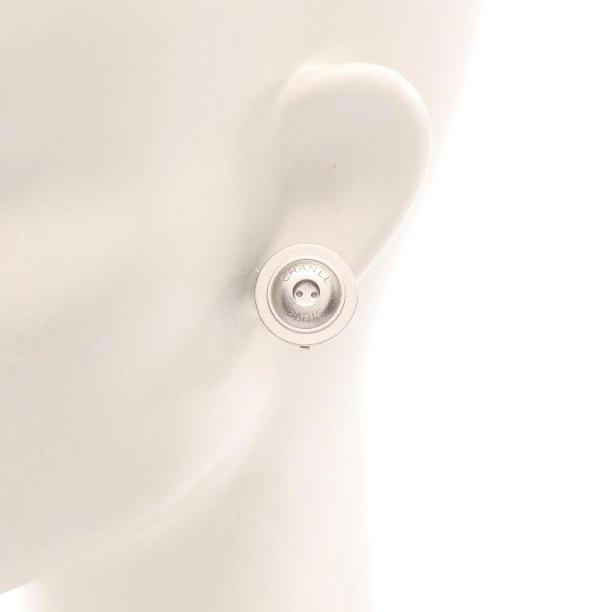Logo Clip-On Earrings Stainless Steel - Image 4