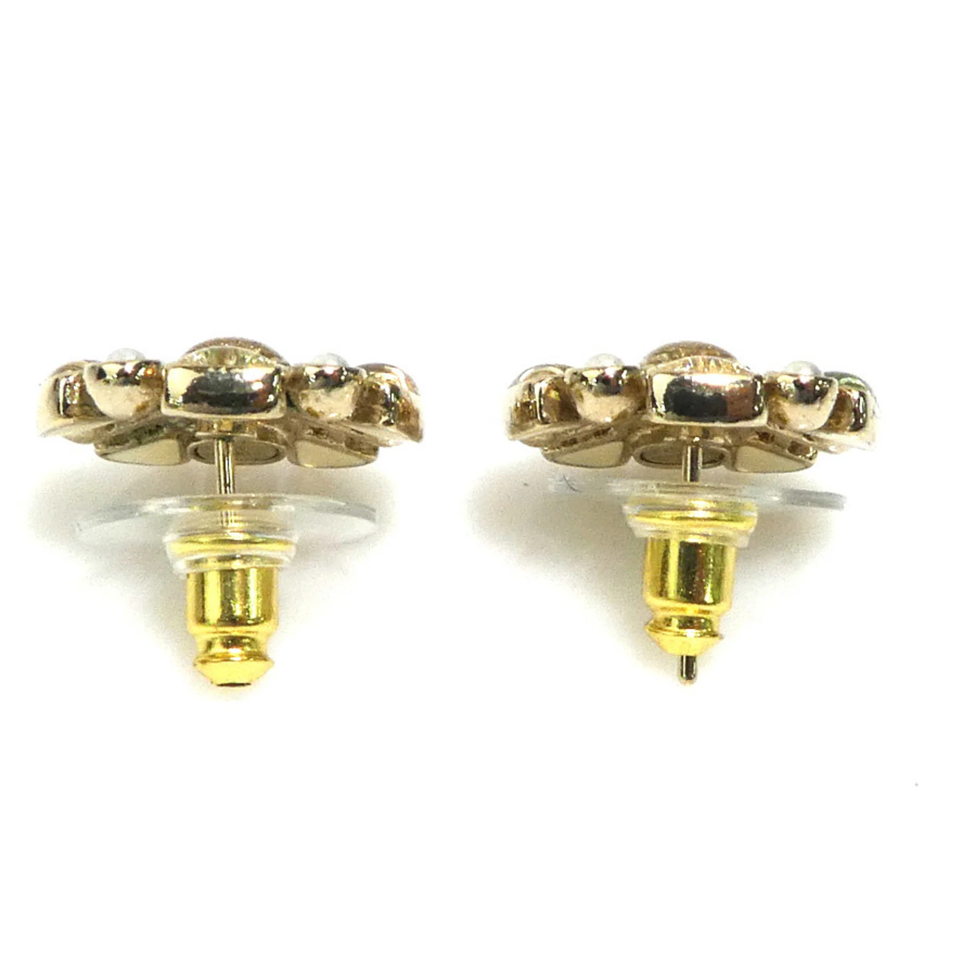 Pearl Earrings Artificial Pearl and Metal and Resin - Image 4