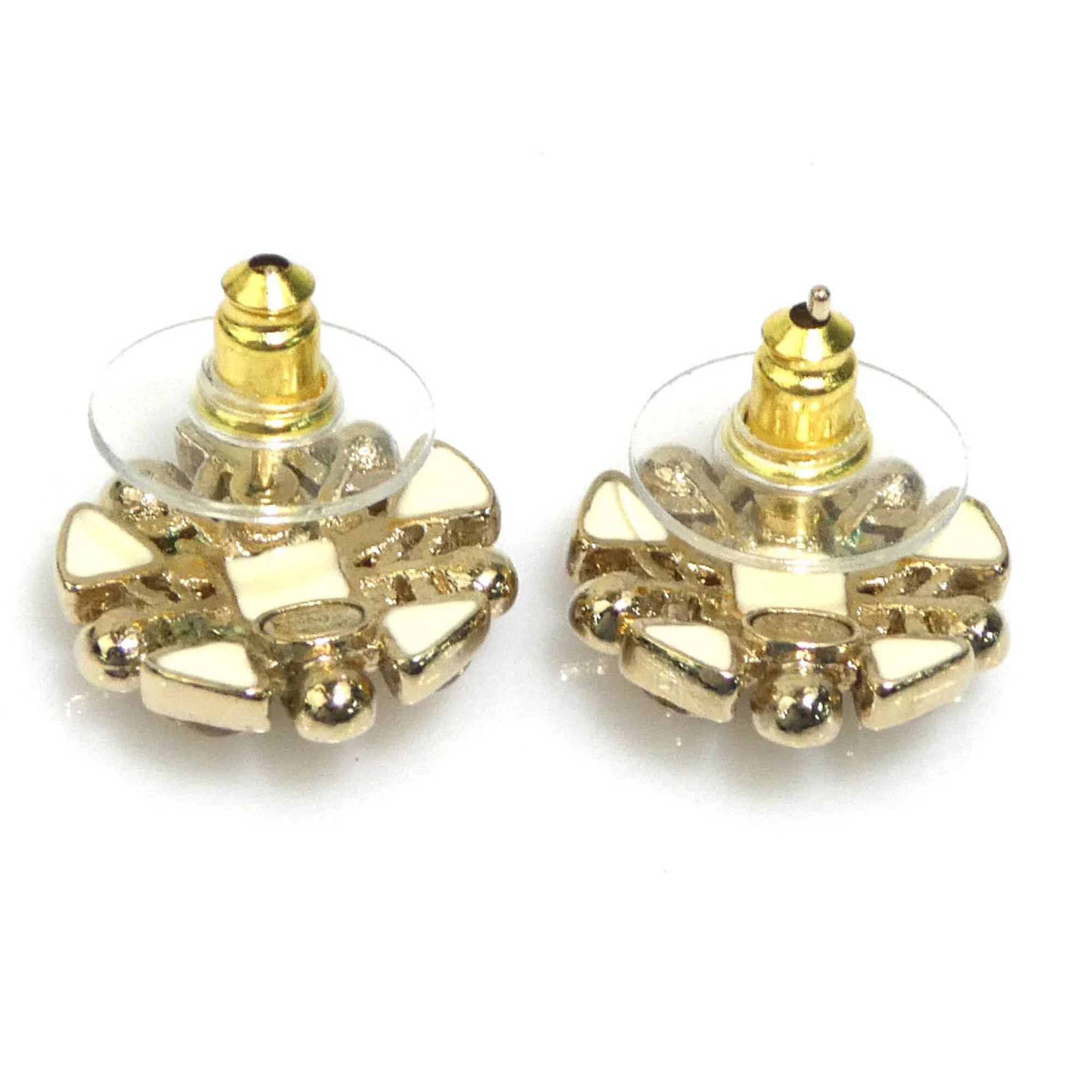 Pearl Earrings Artificial Pearl and Metal and Resin - Image 5