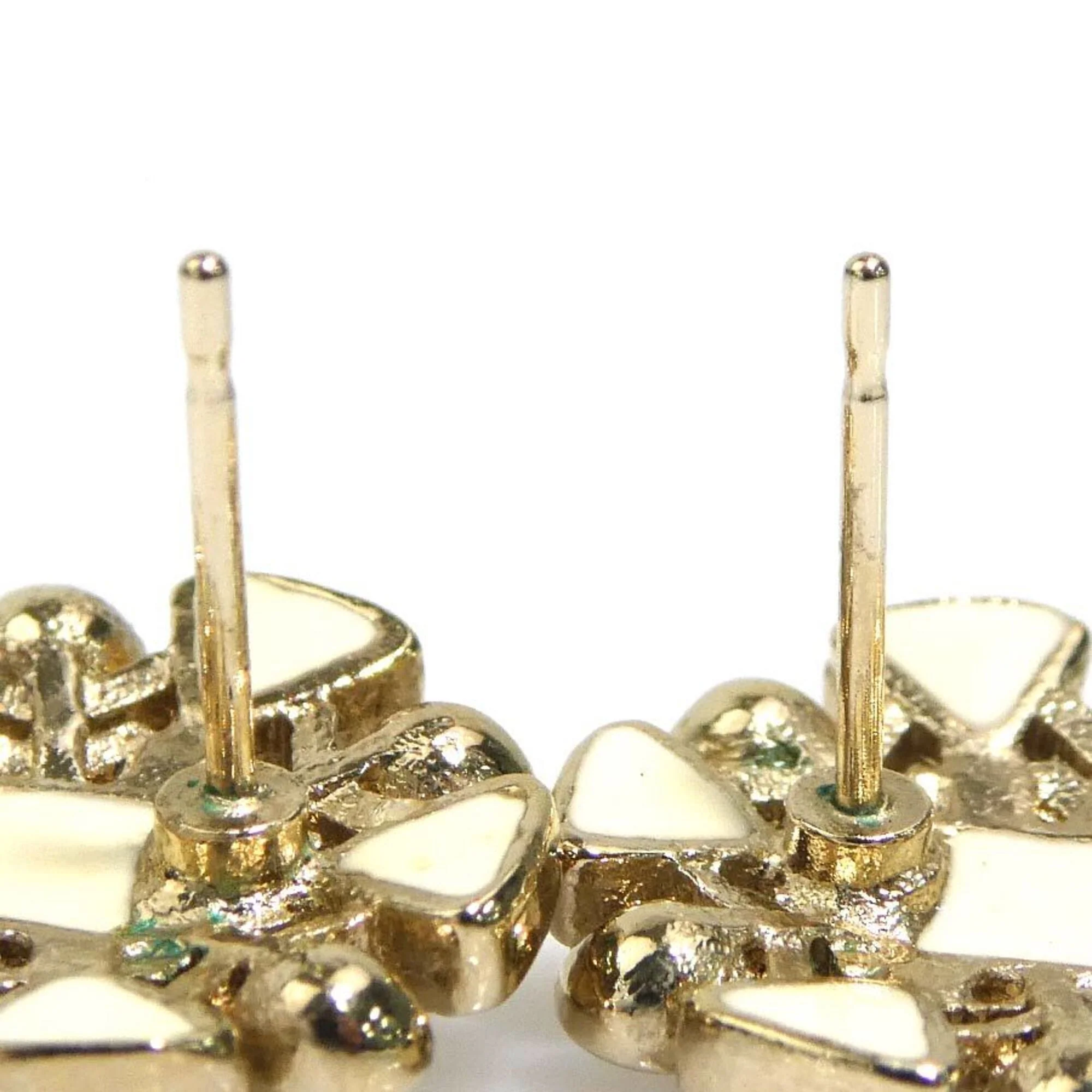Pearl Earrings Artificial Pearl and Metal and Resin - Image 7