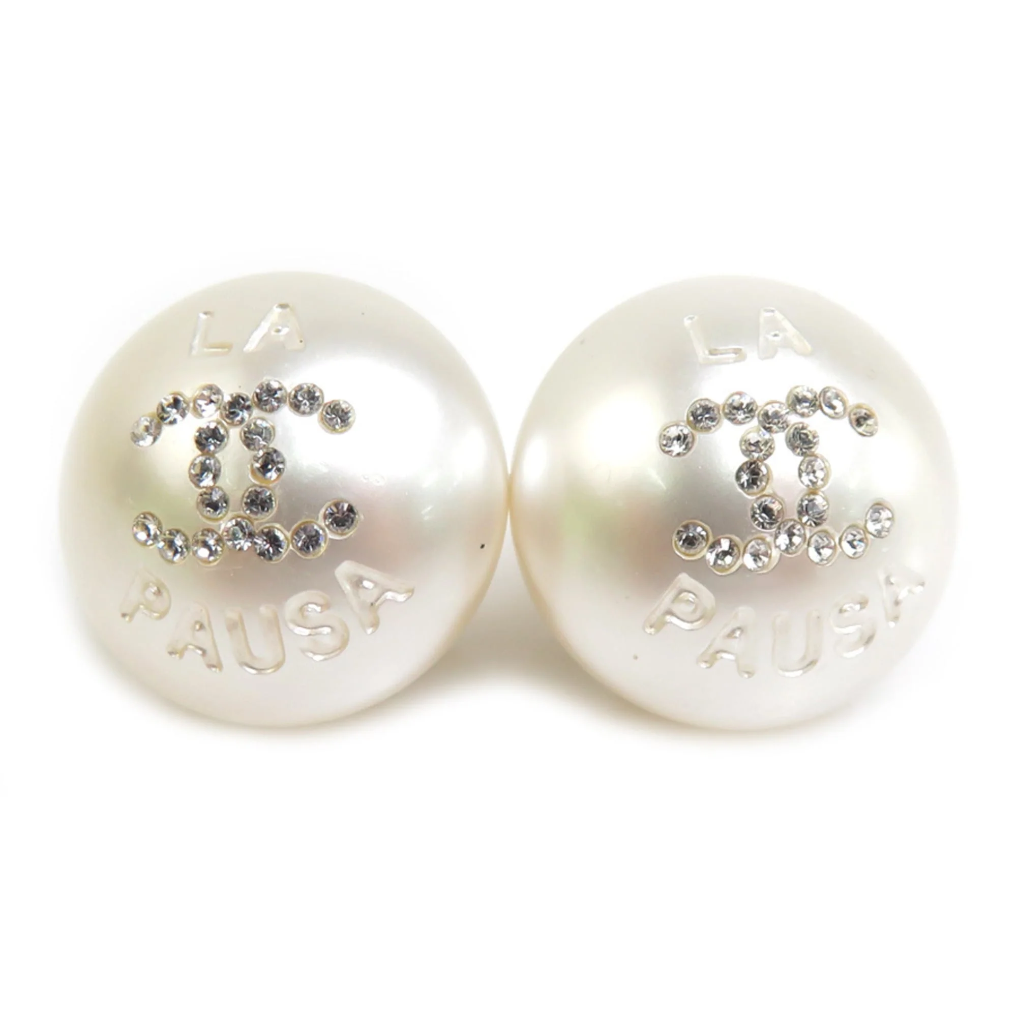 Pearl Earrings Metal and Artificial Pearl