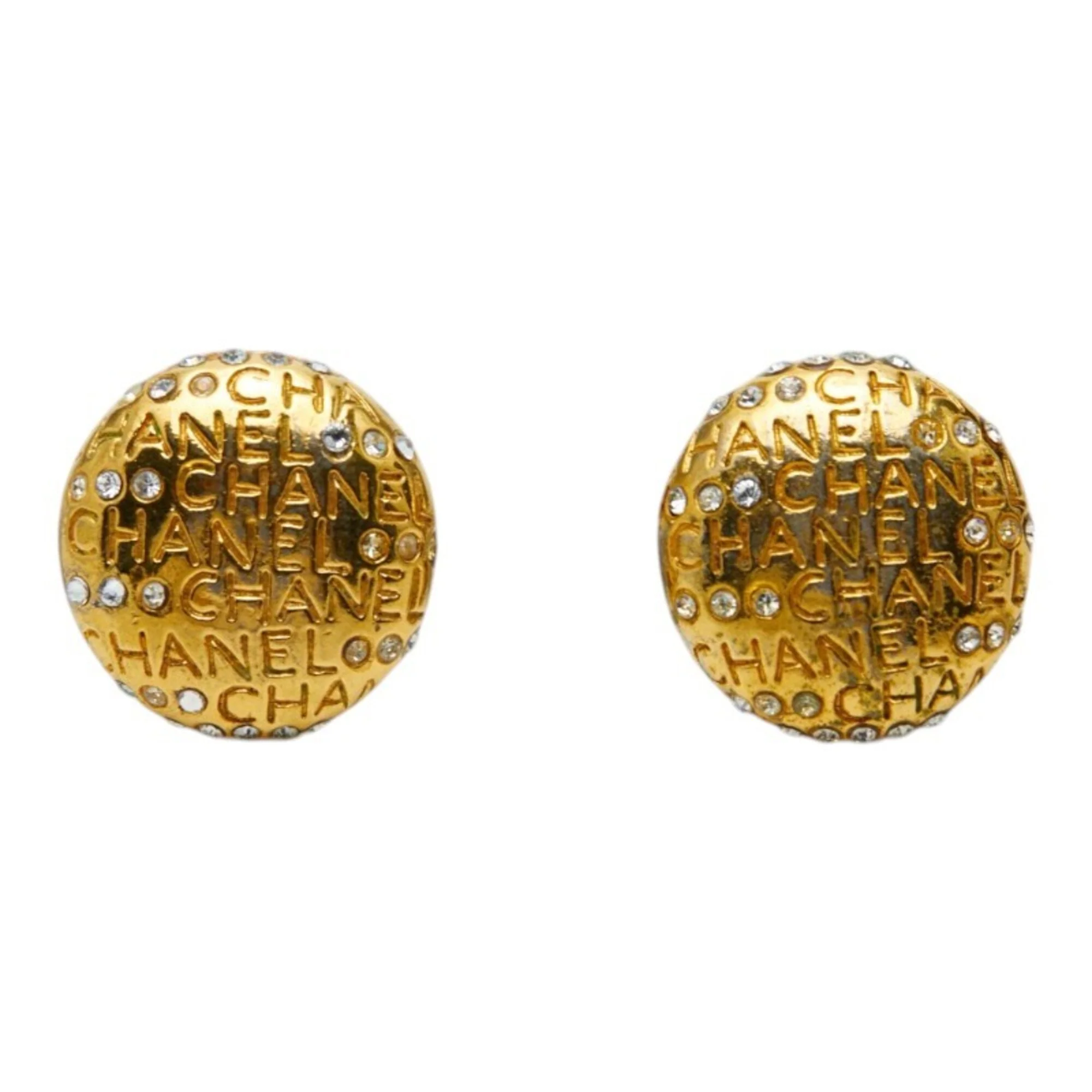Rhinestone Clip-On Earrings Rhinestone - Image 2