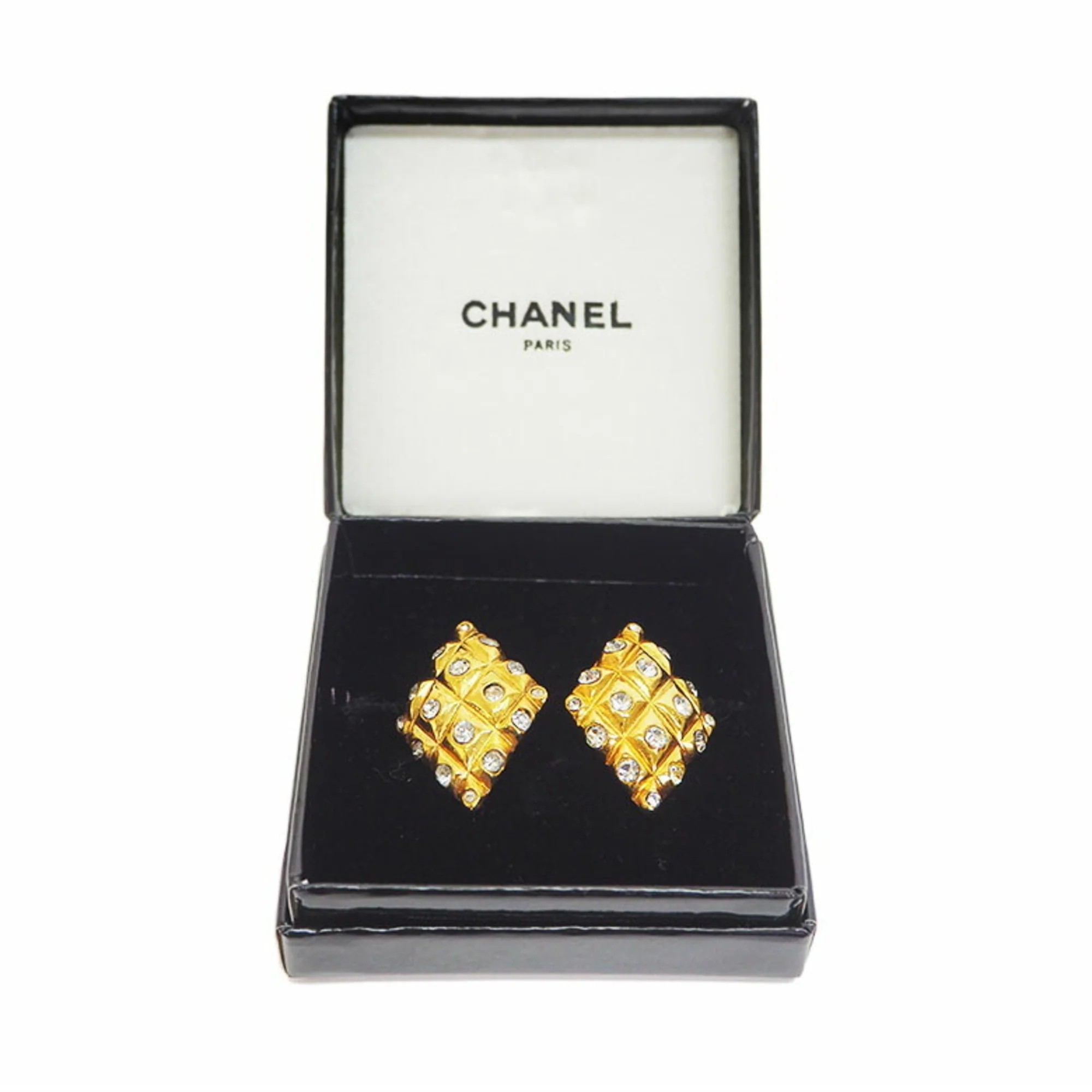 Vintage Earrings Gold-Tone Metal - Image 8