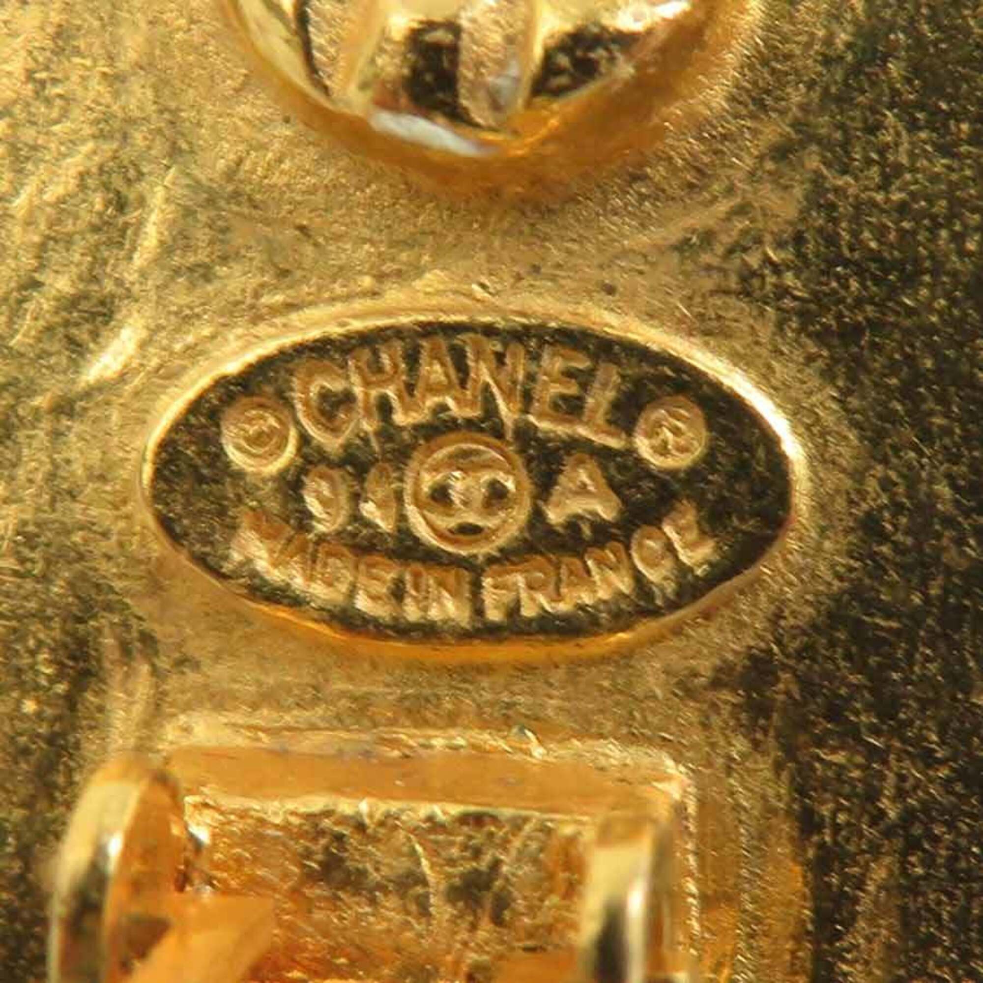 Vintage Earrings Gold-Tone Metal - Image 7