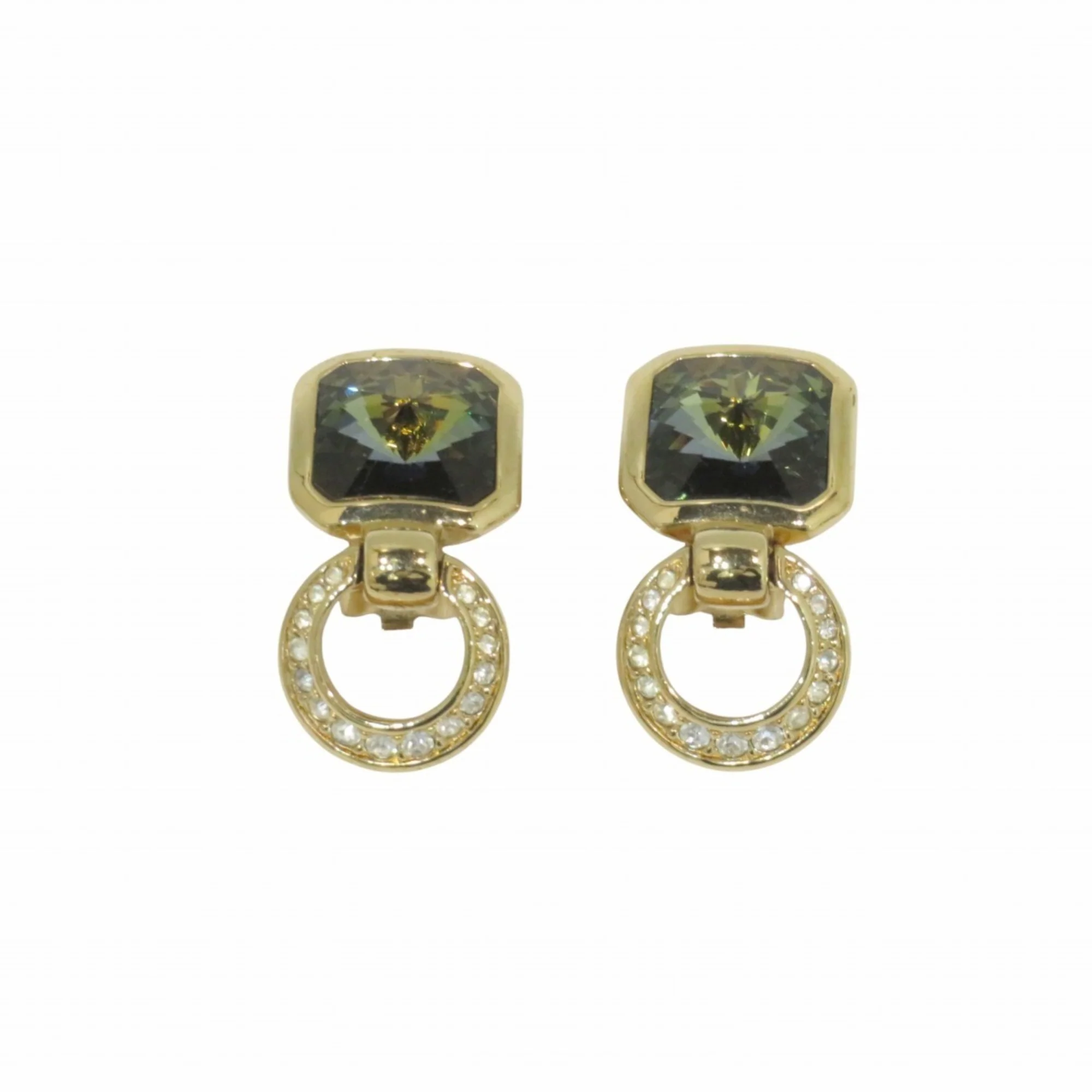 Clip-On Earrings Clip-On Gold-Tone Metal