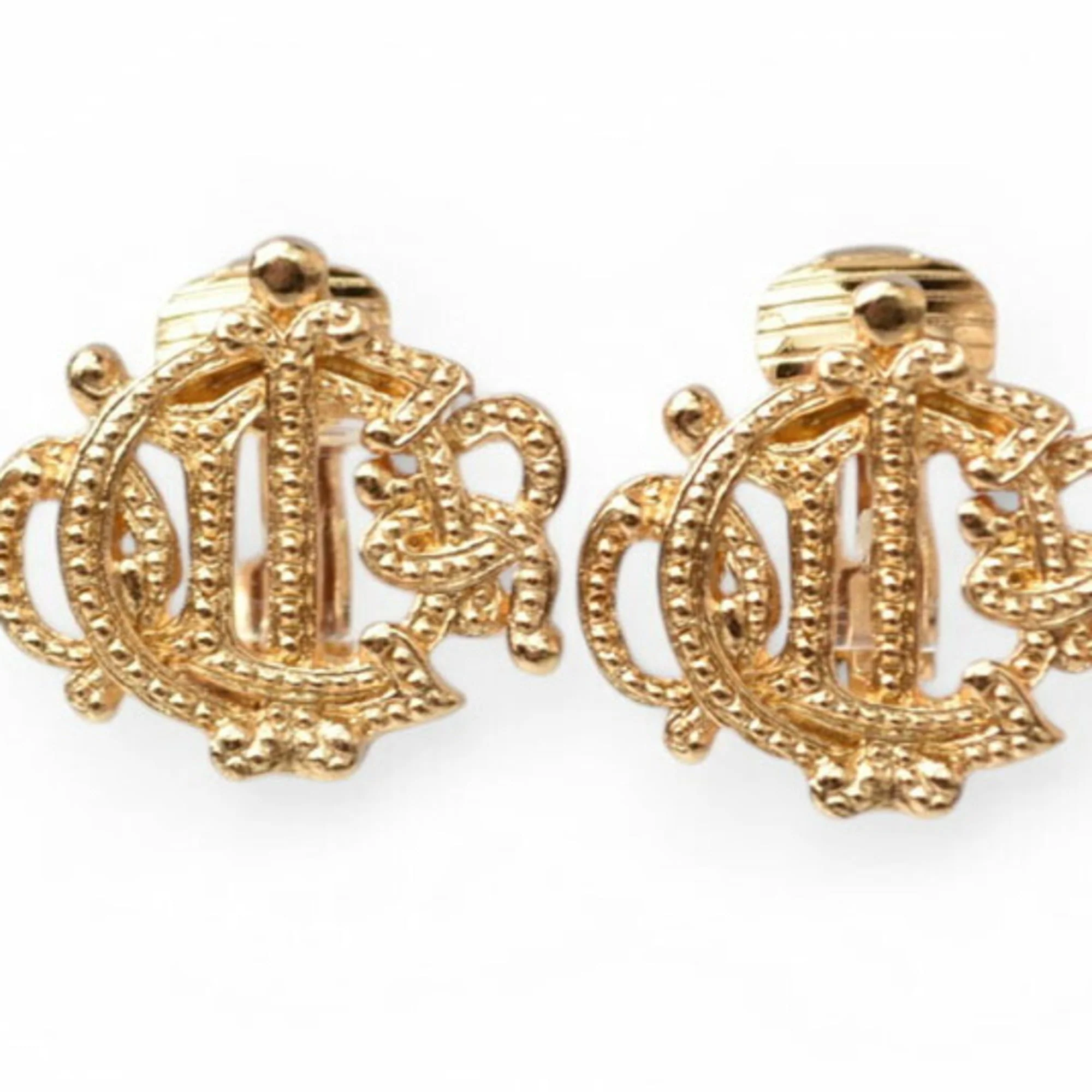 Earrings Gold-Tone Metal