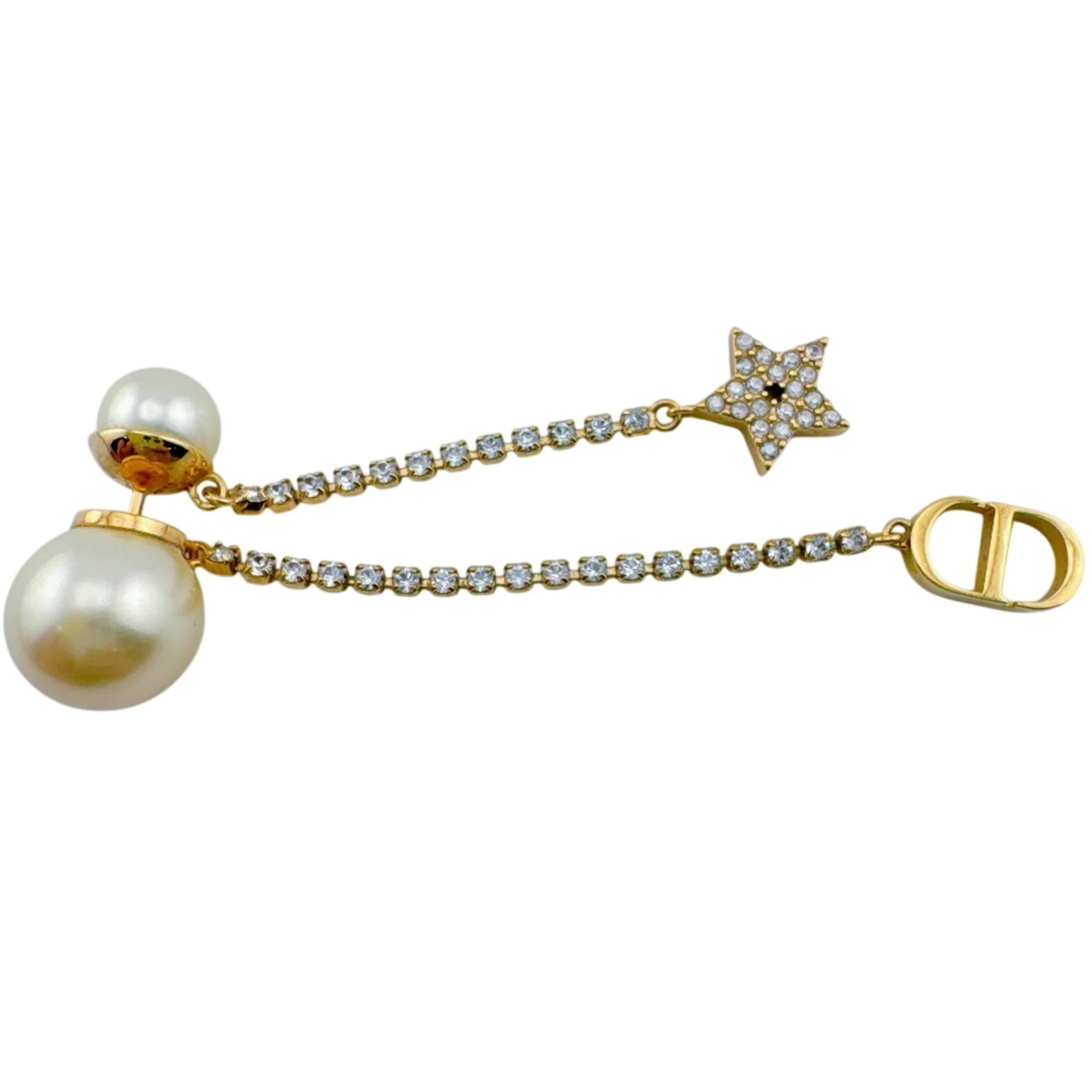 Earrings Logo Gold-Tone Metal - Image 2