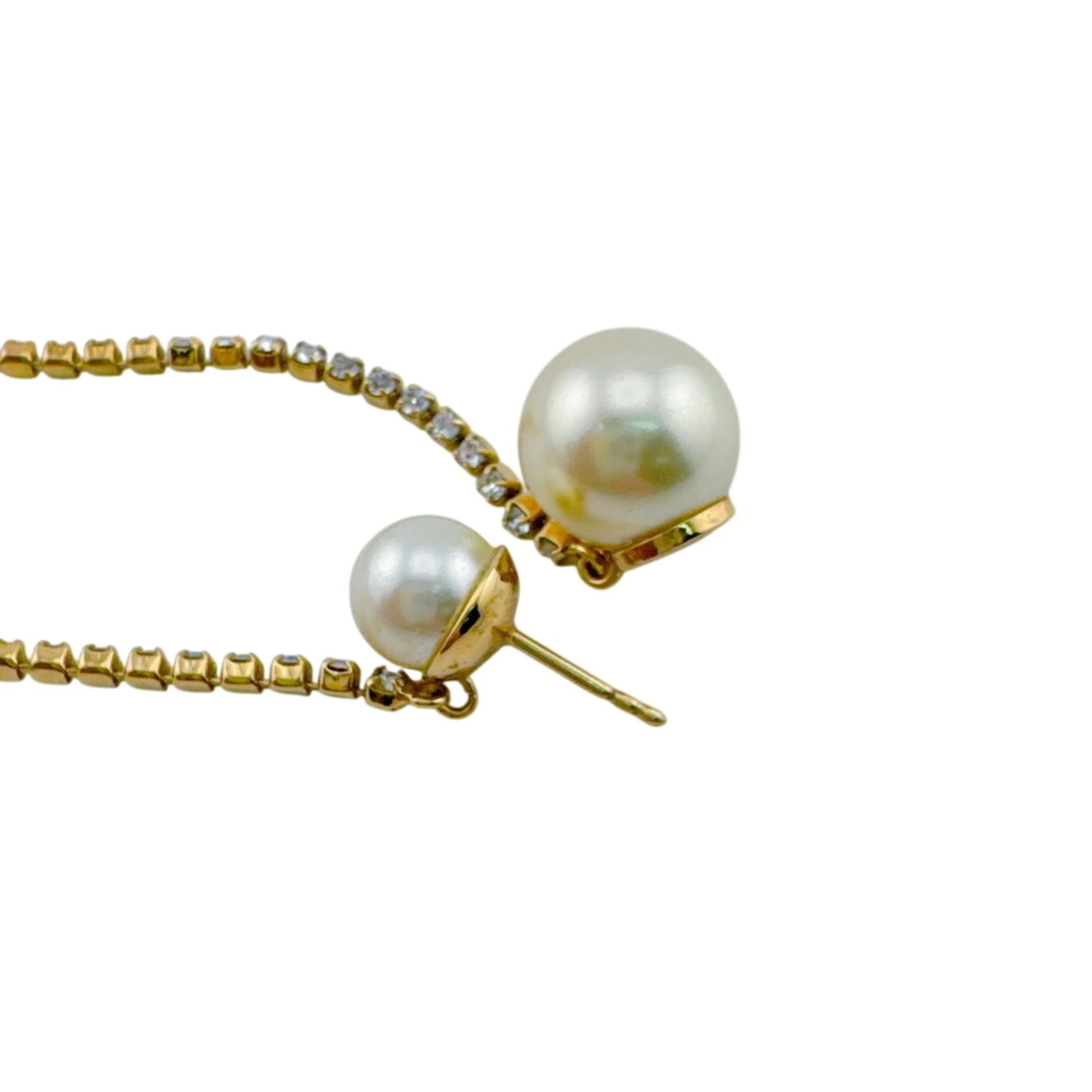 Earrings Logo Gold-Tone Metal - Image 4