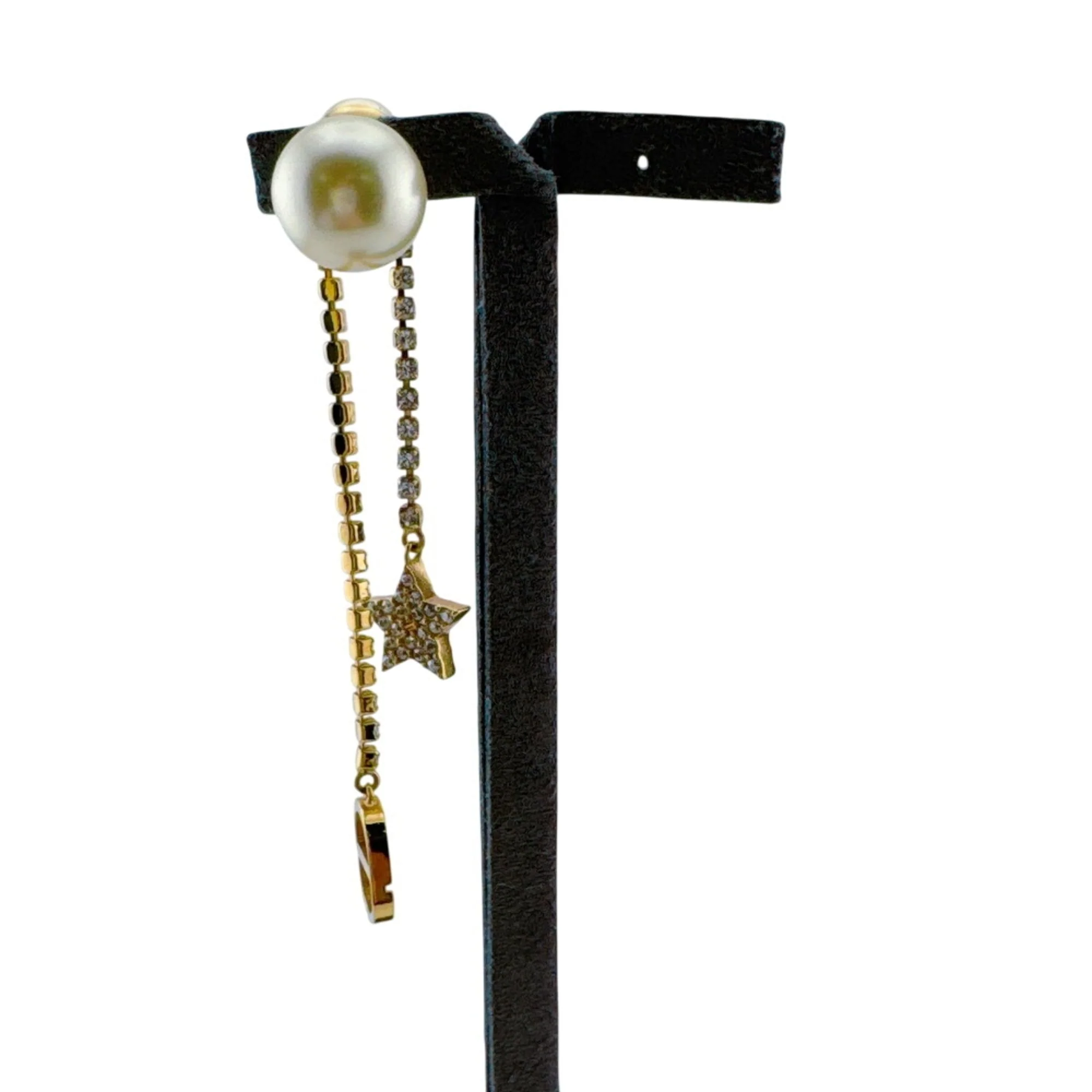 Earrings Logo Gold-Tone Metal - Image 7