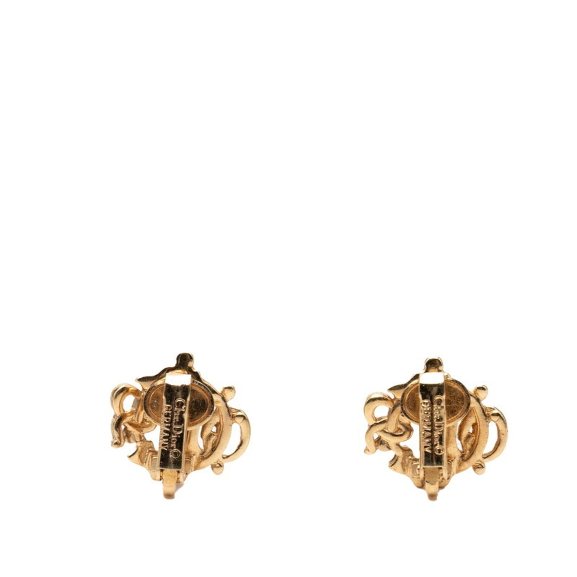 Earrings Logo Gold-Tone Metal - Image 2