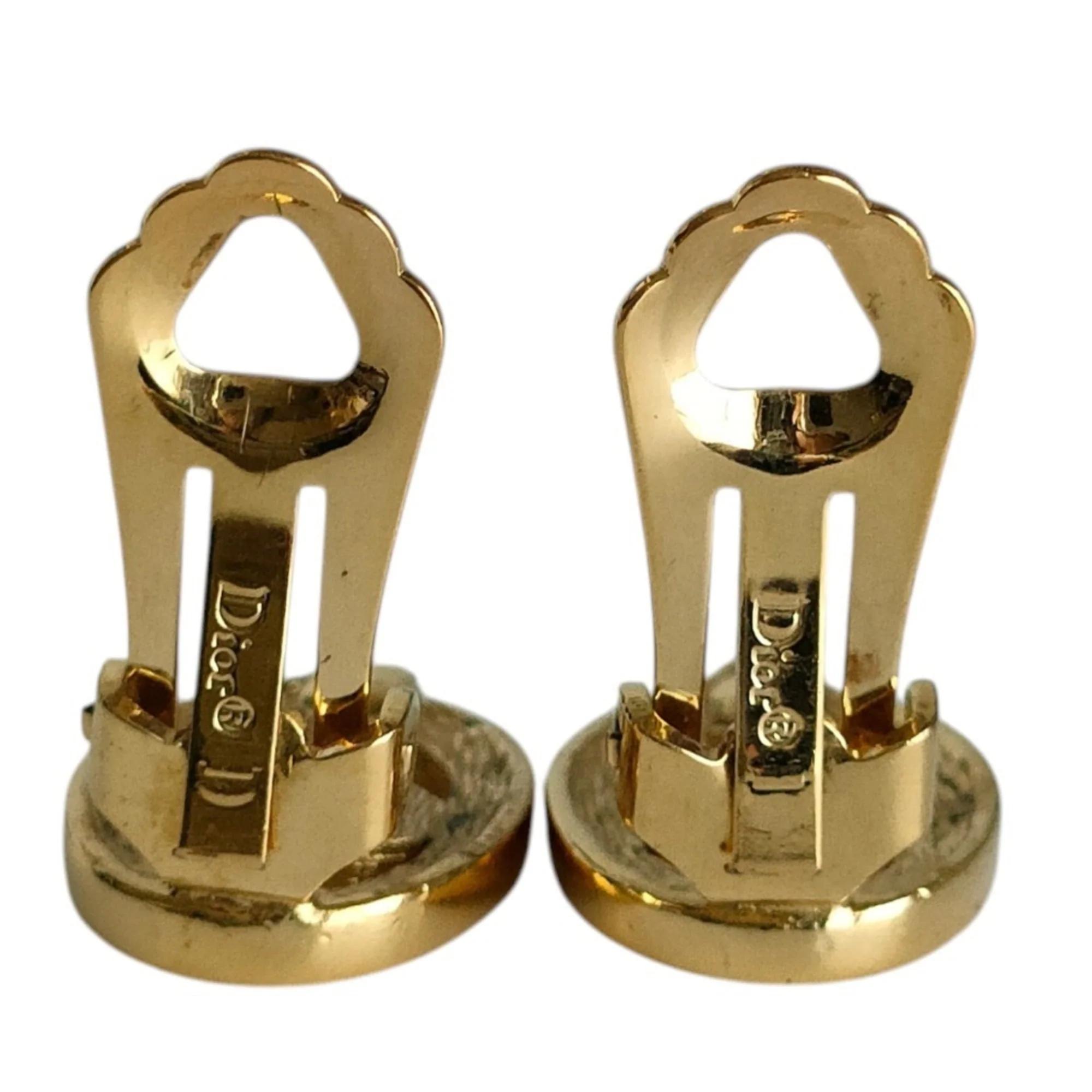 Earrings Rhinestone Gold-Tone Metal - Image 6