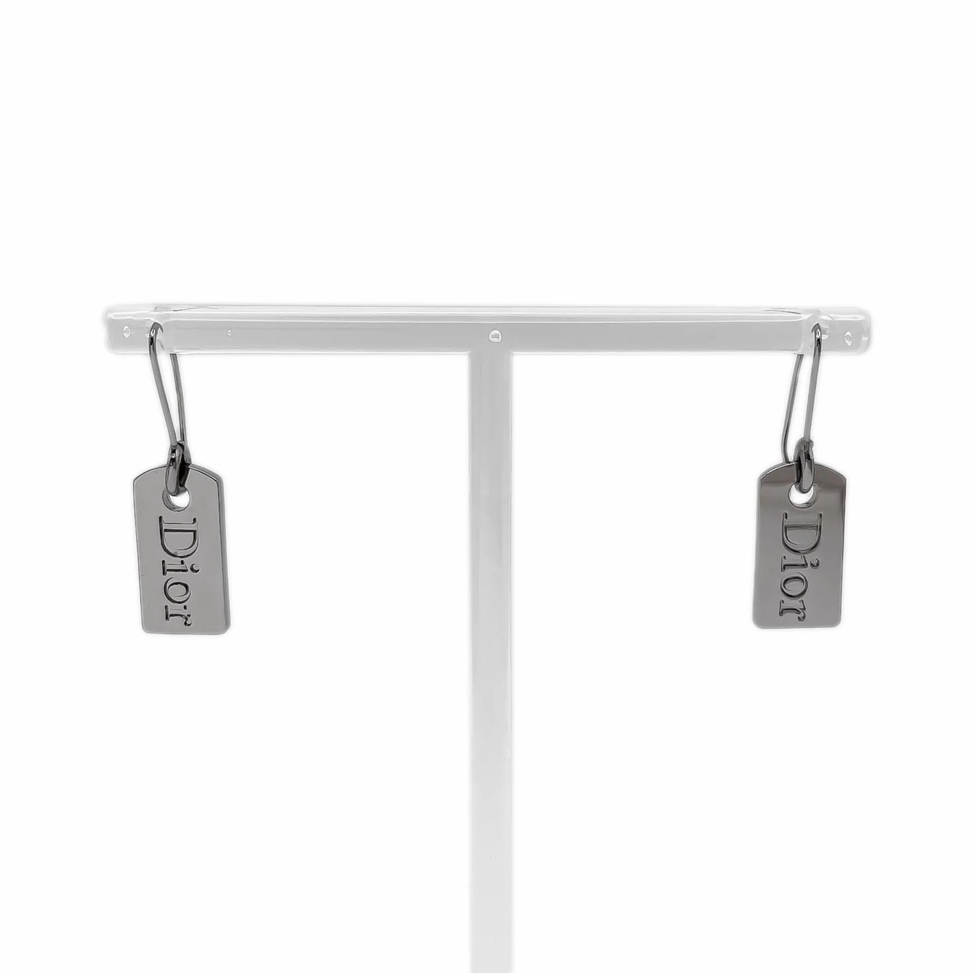 Logo Earrings Metal