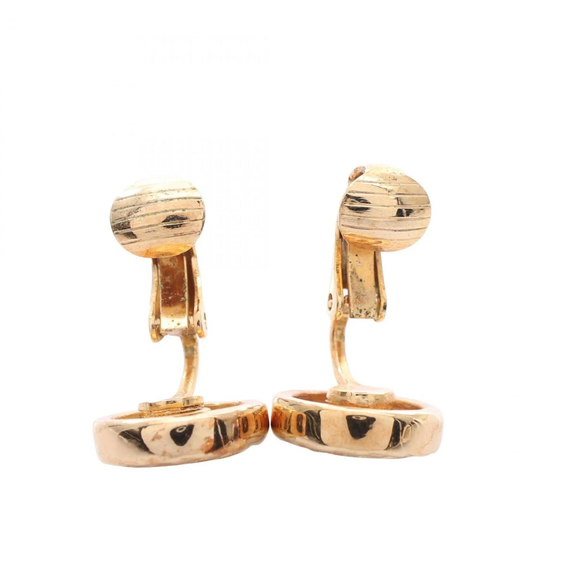 Pearl Clip-On Earrings Gold and Artificial Pearl - Image 6