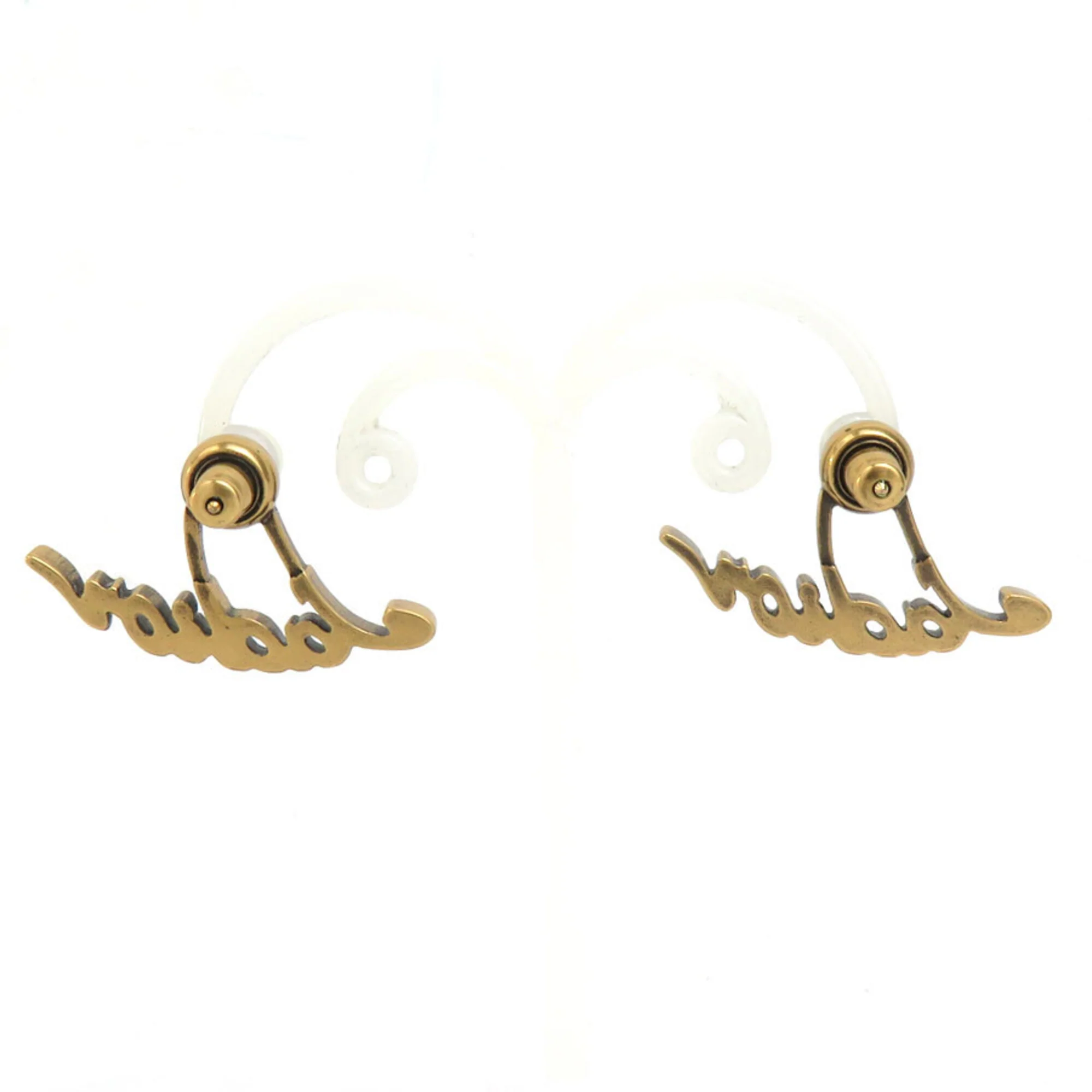 Pearl Earrings Metal and Artificial Pearl - Image 3