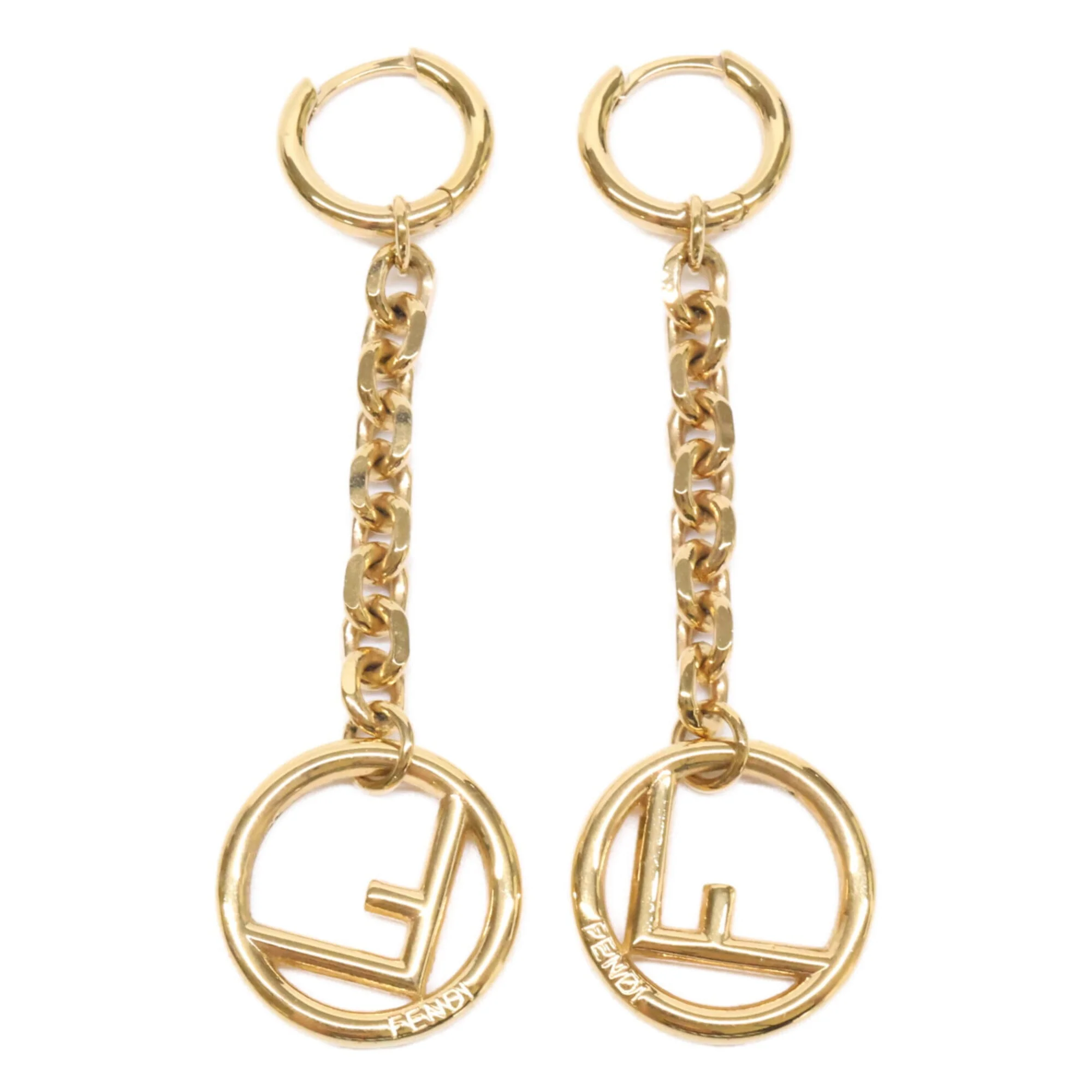 Earrings Gold-Tone Metal
