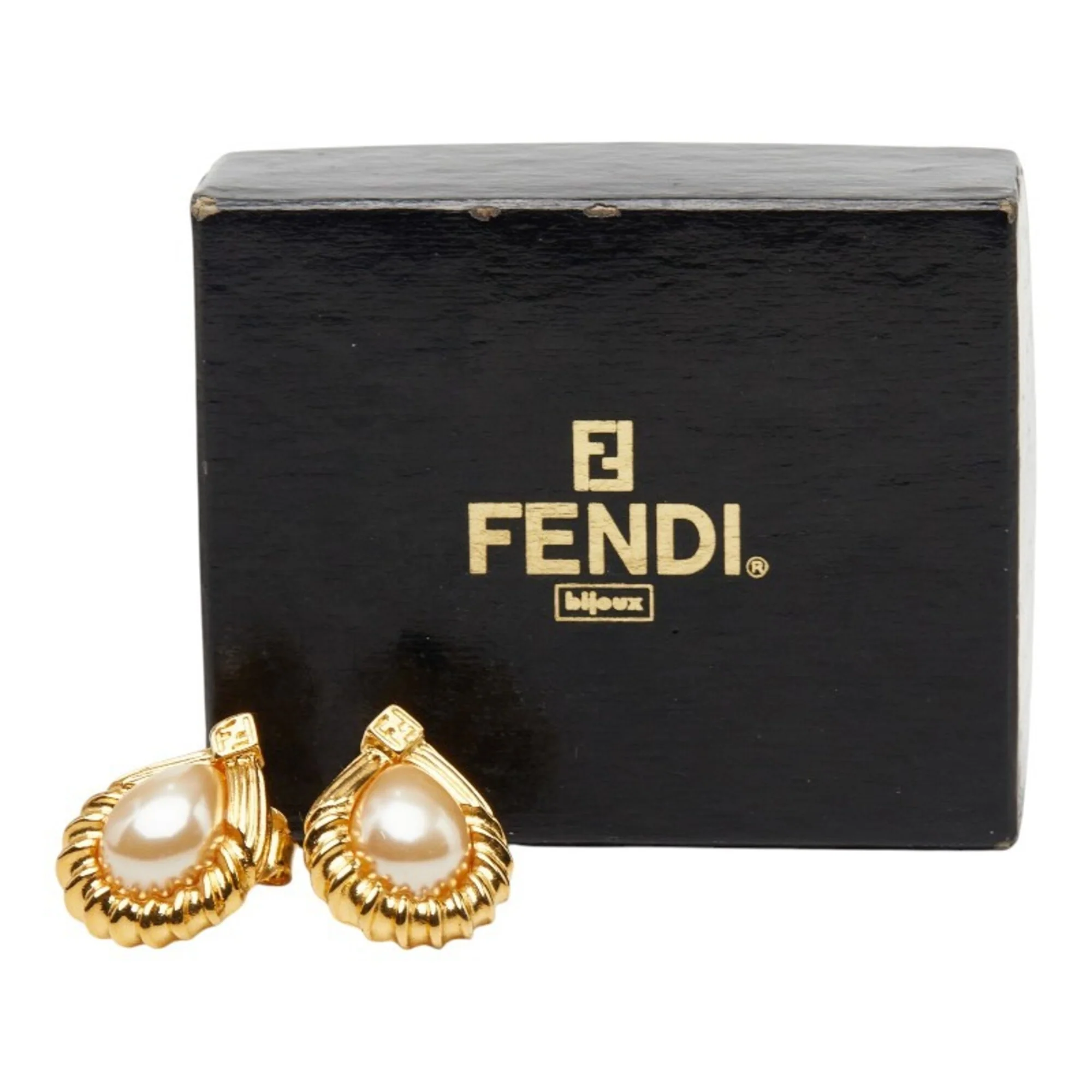 Vintage Earrings Pearl Stud - Image 6