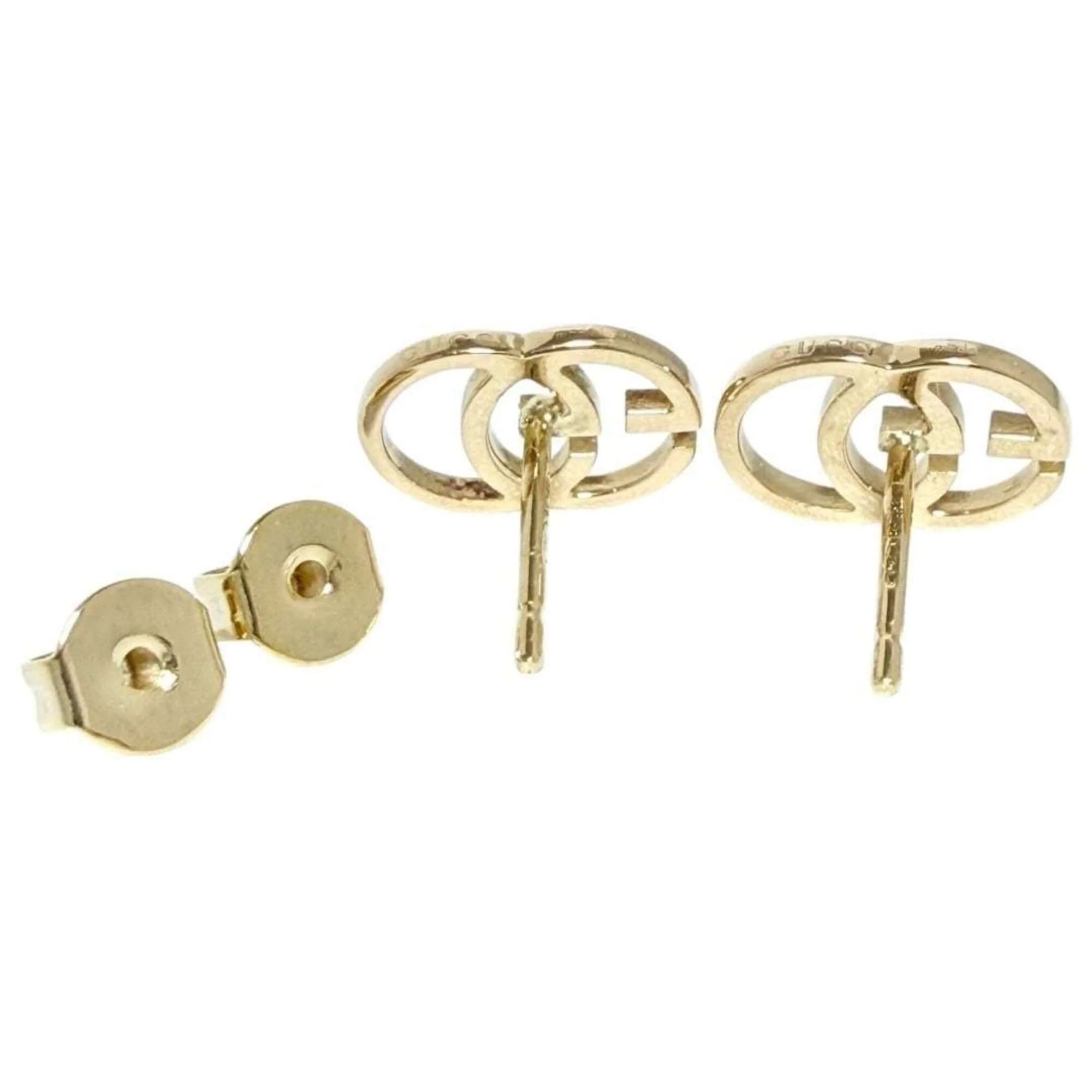 Earrings Metal and 18K Yellow Gold - Image 3