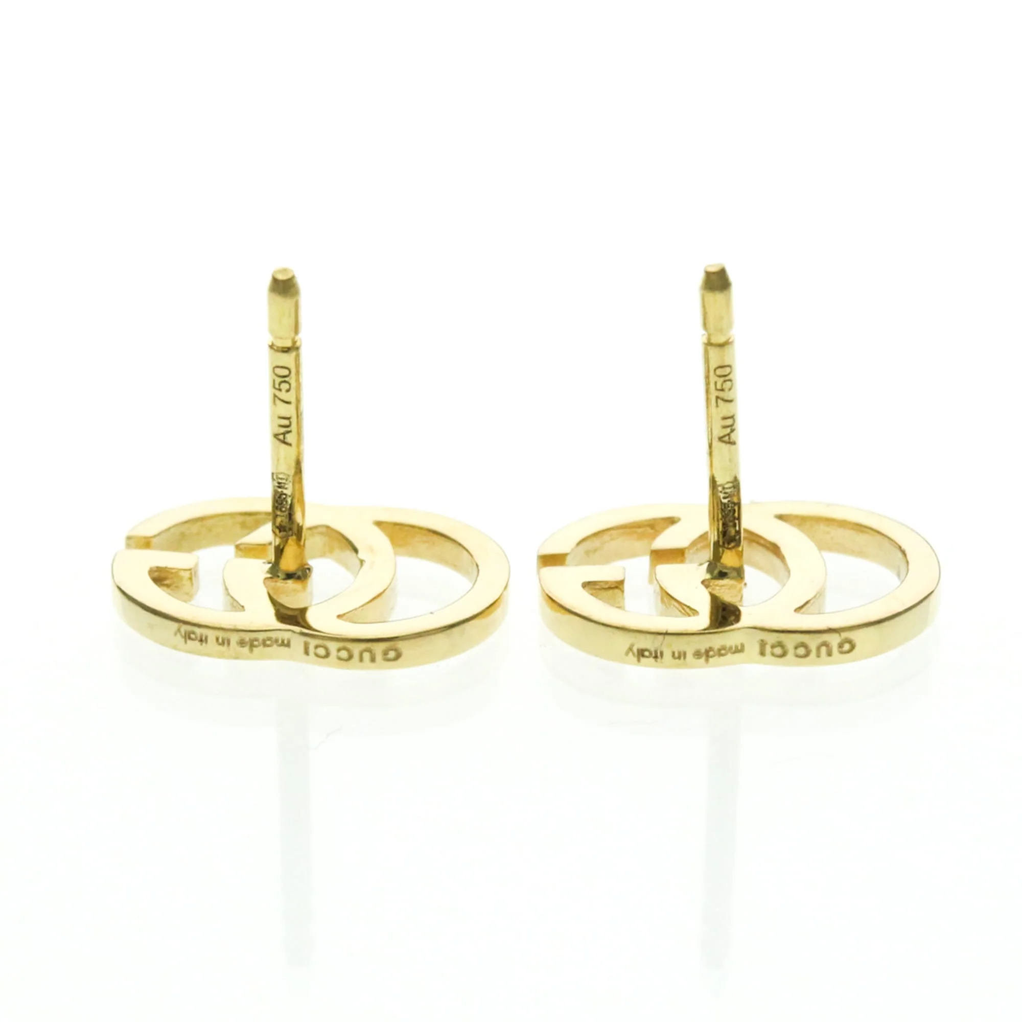 Earrings Stud 18K Yellow Gold - Image 2