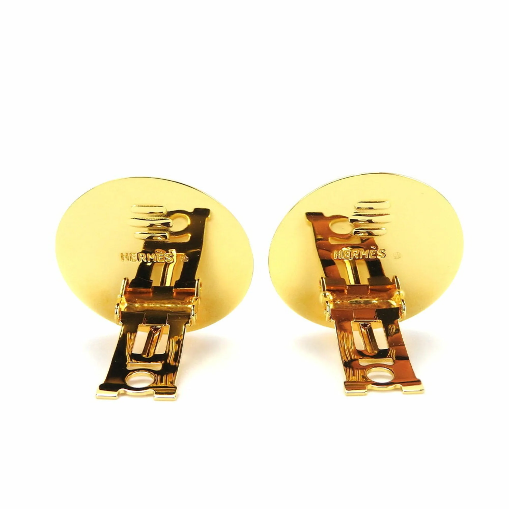 Clip-On Earrings Cloisonné and Enamel and Metal - Image 3