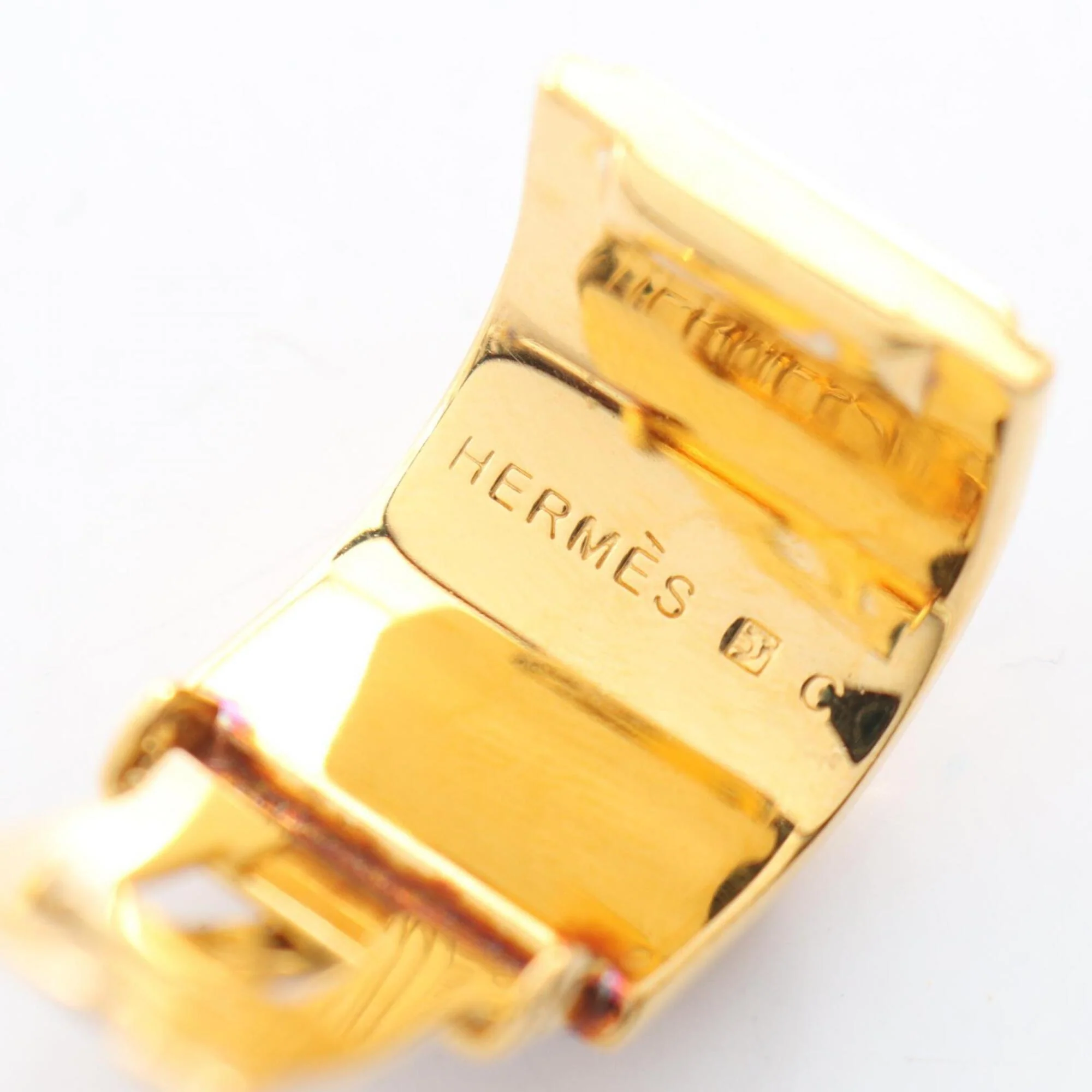 Clip-On Earrings Cloisonné Enamel and Gold - Image 3