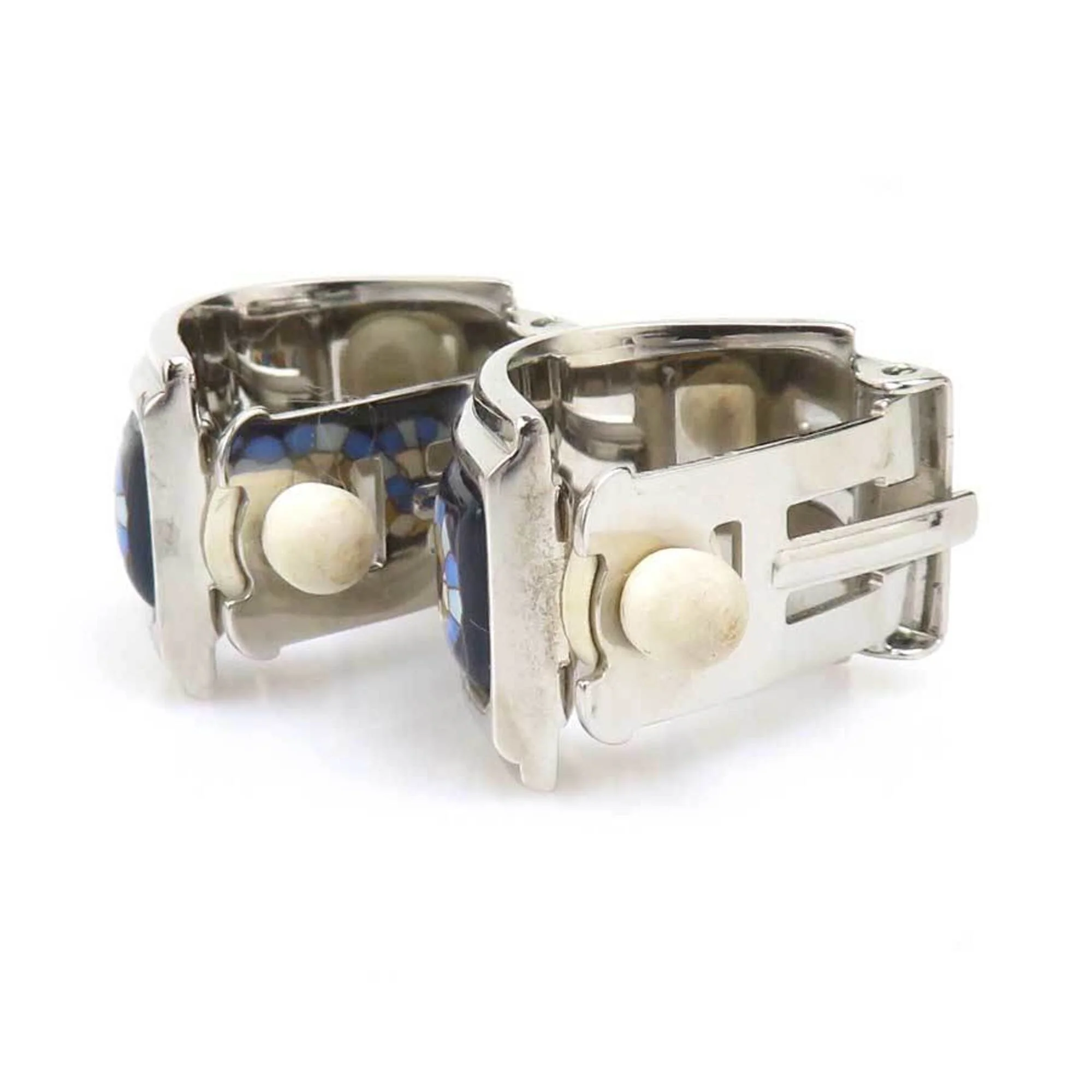 Clip-On Earrings Enamel and Metal - Image 3