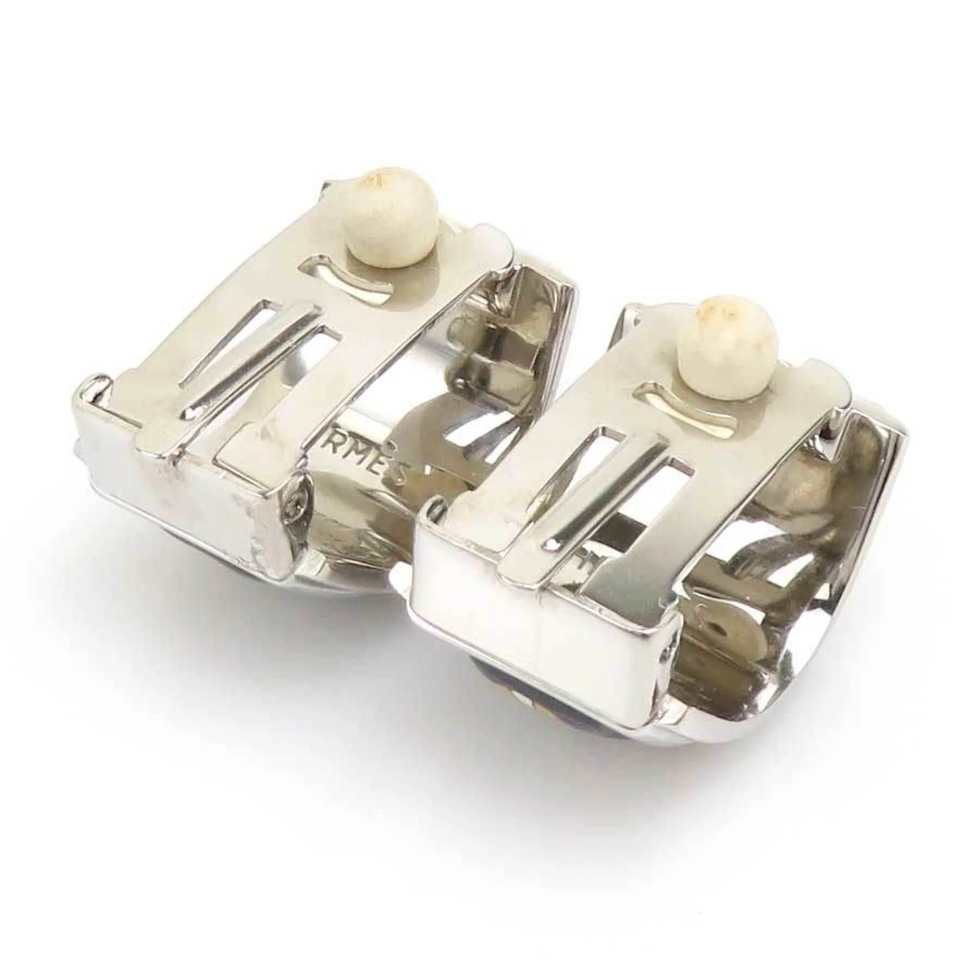 Clip-On Earrings Enamel and Metal - Image 4