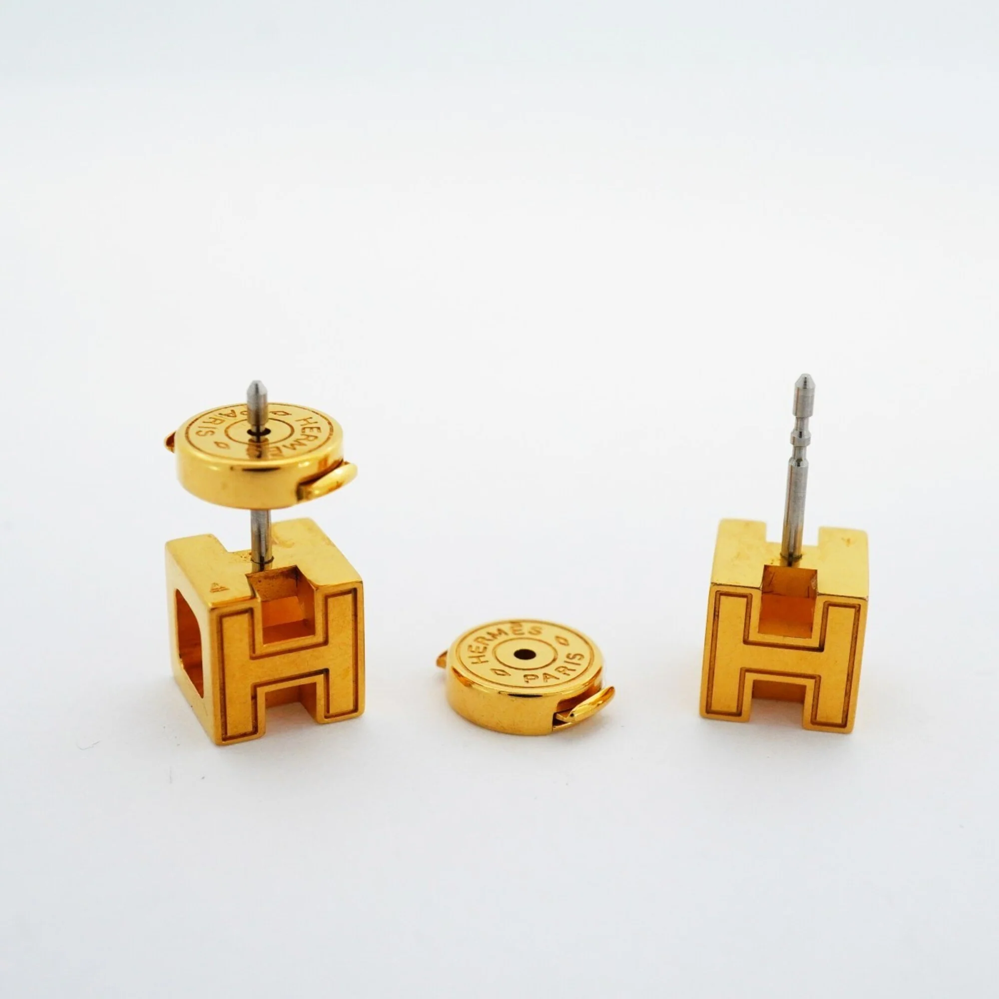 Earrings Gold-Tone Metal - Image 3