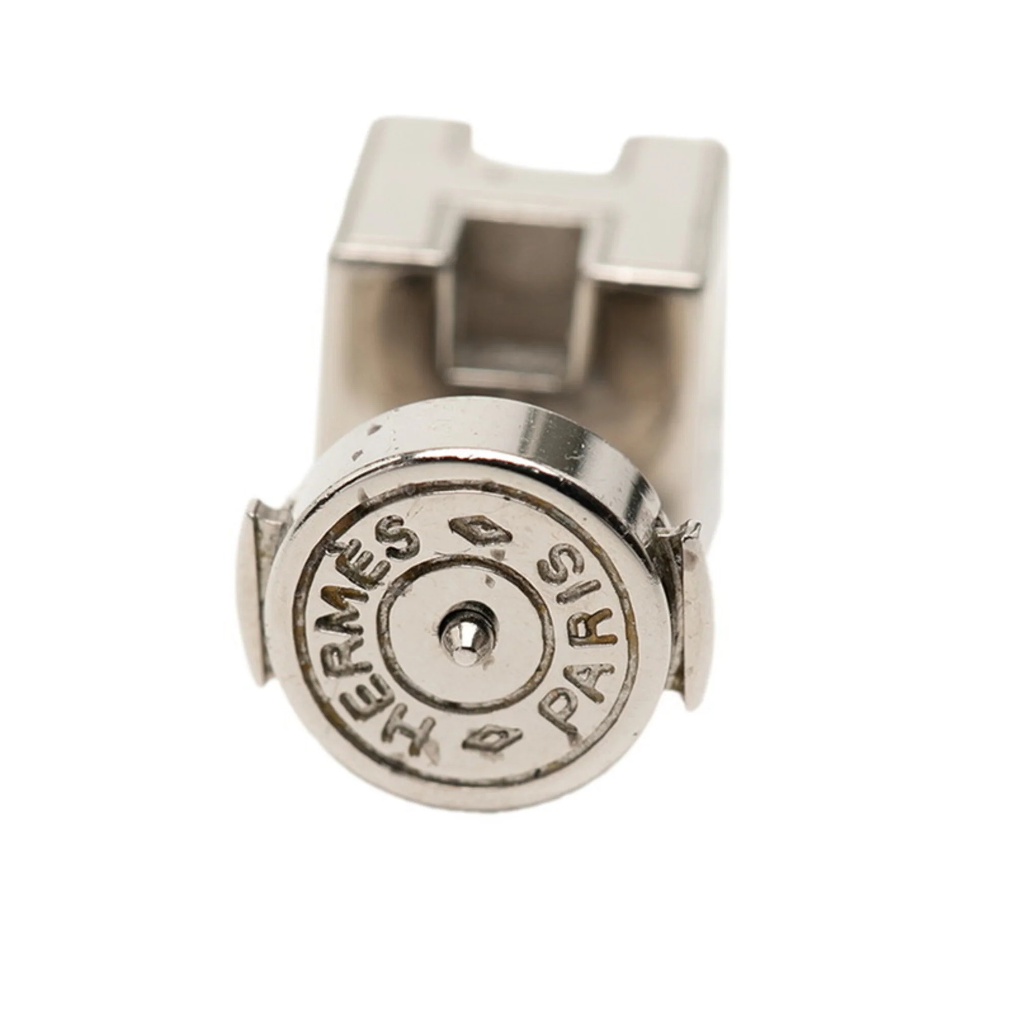 Earrings Logo Stud Silver-Tone Metal - Image 3