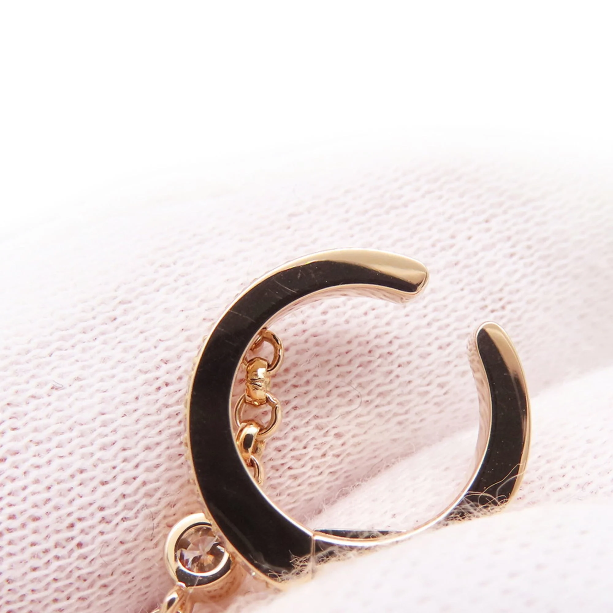 Kara Earrings 18K Rose Gold with Diamond 18K Rose Gold - Image 6