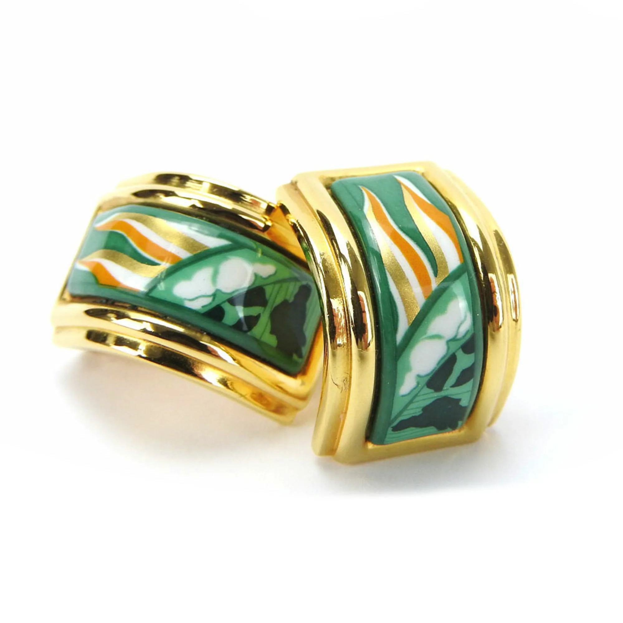 Kara Earrings Cloisonné and Enamel and Metal - Image 6