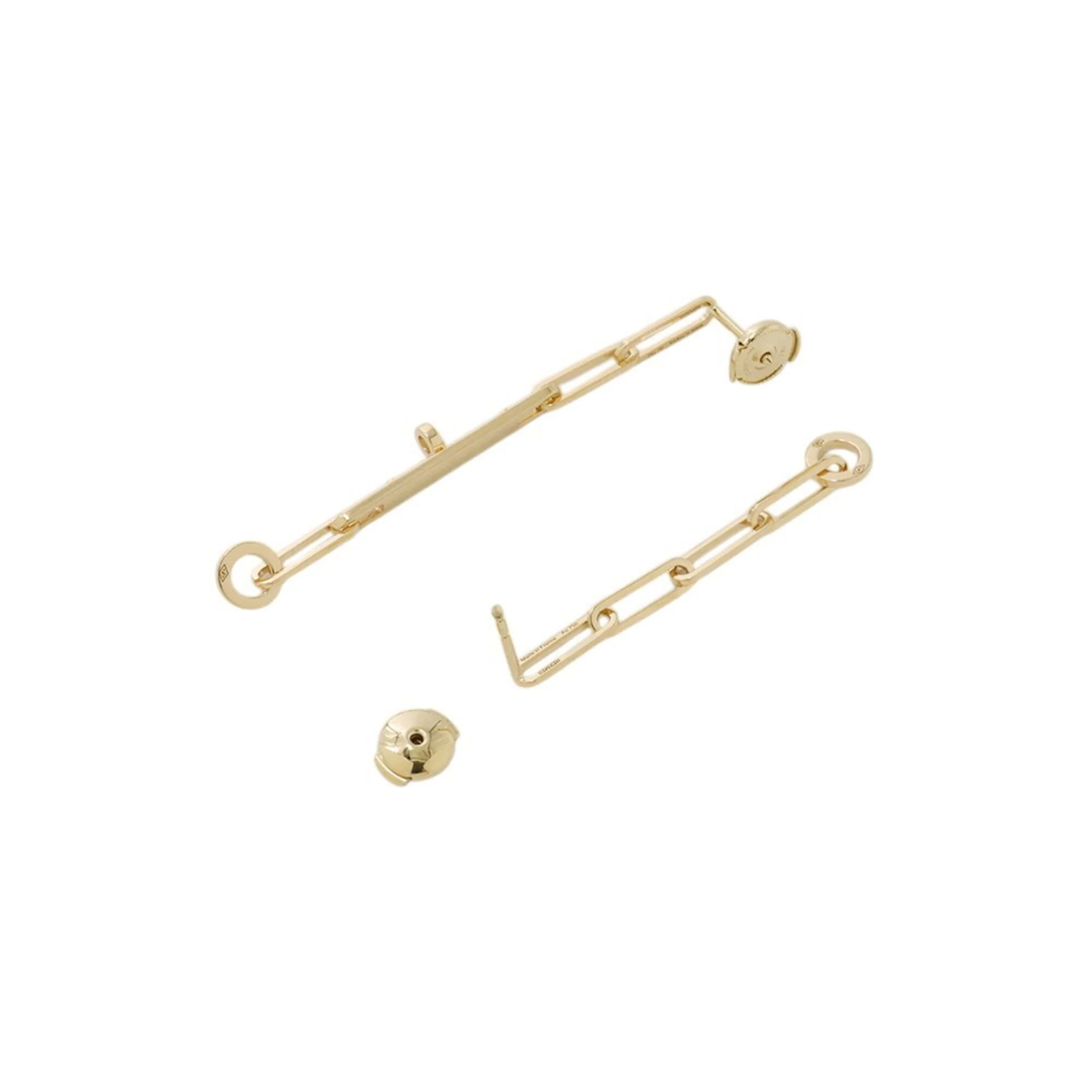 Kelly Chaine Drop Earrings 18K Yellow Gold 18K Yellow Gold - Image 3