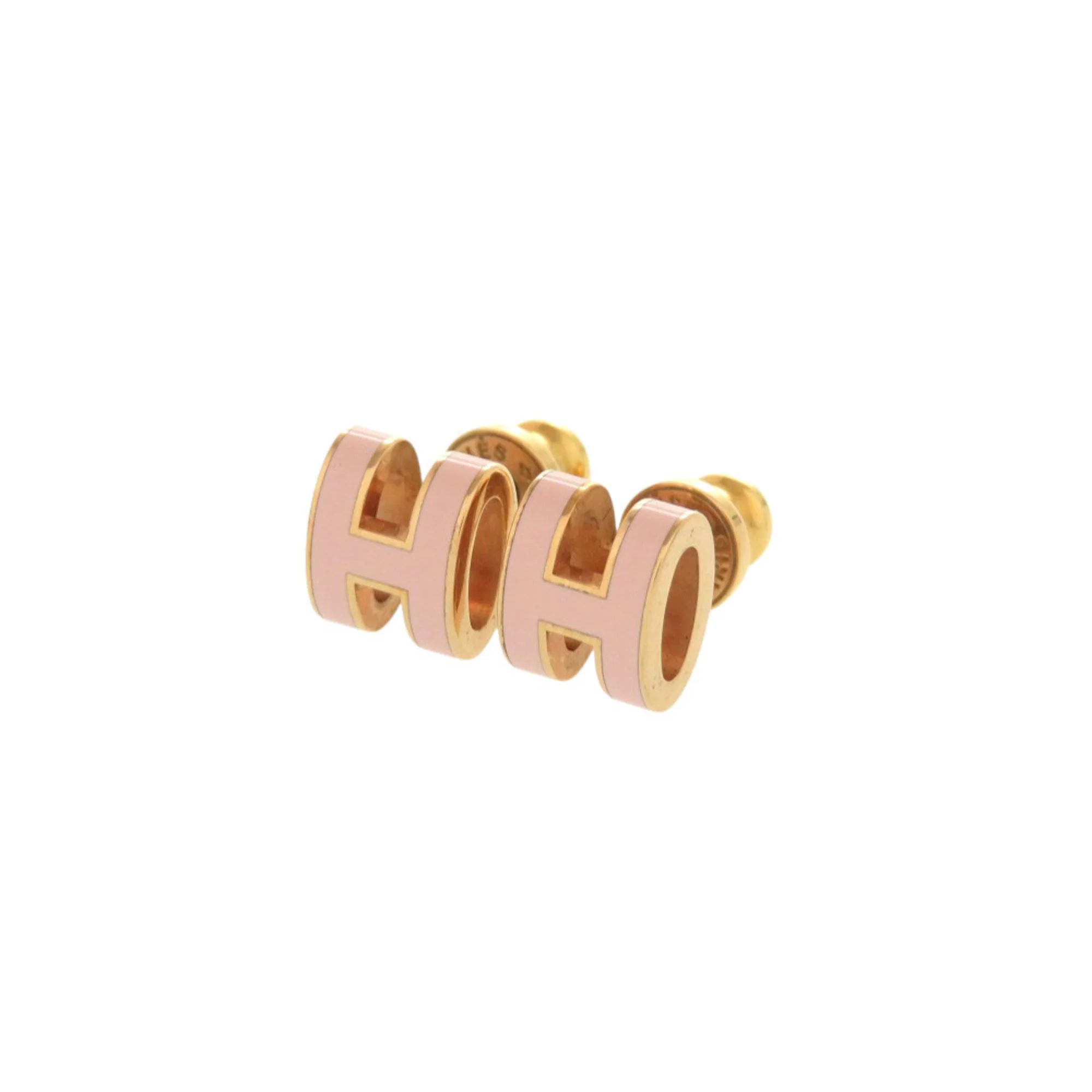 Pop H Earrings Gold-Tone Metal Gold-Tone Metal