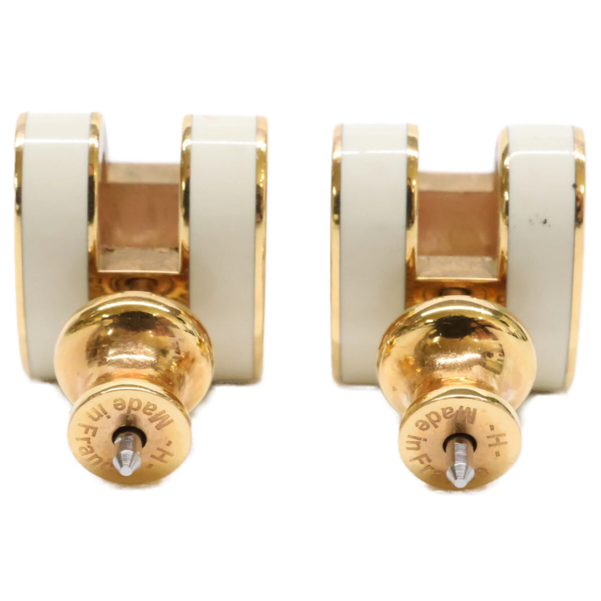 Pop H Earrings Gold-Tone Metal Gold-Tone Metal - Image 3