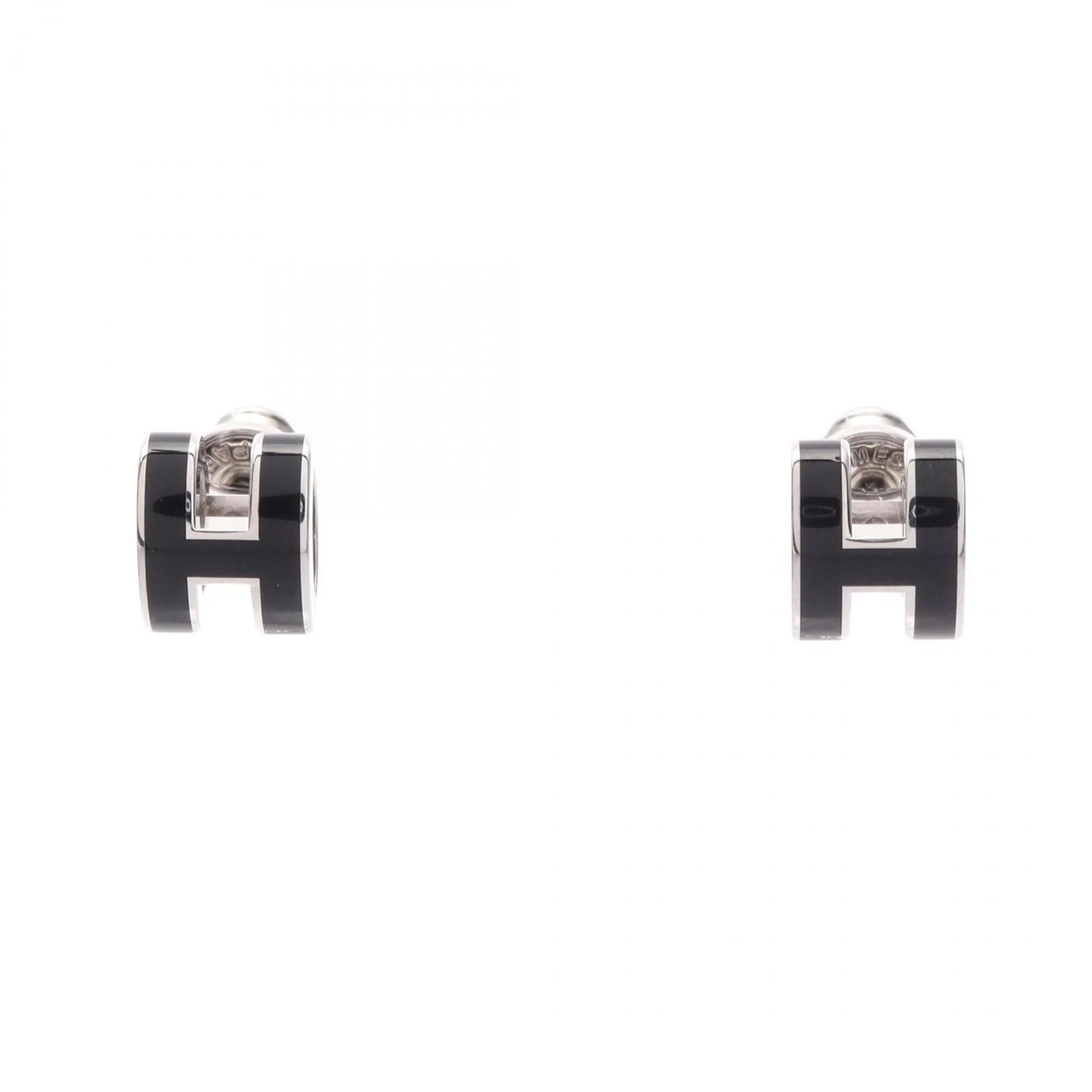 Pop H Earrings Sterling Silver