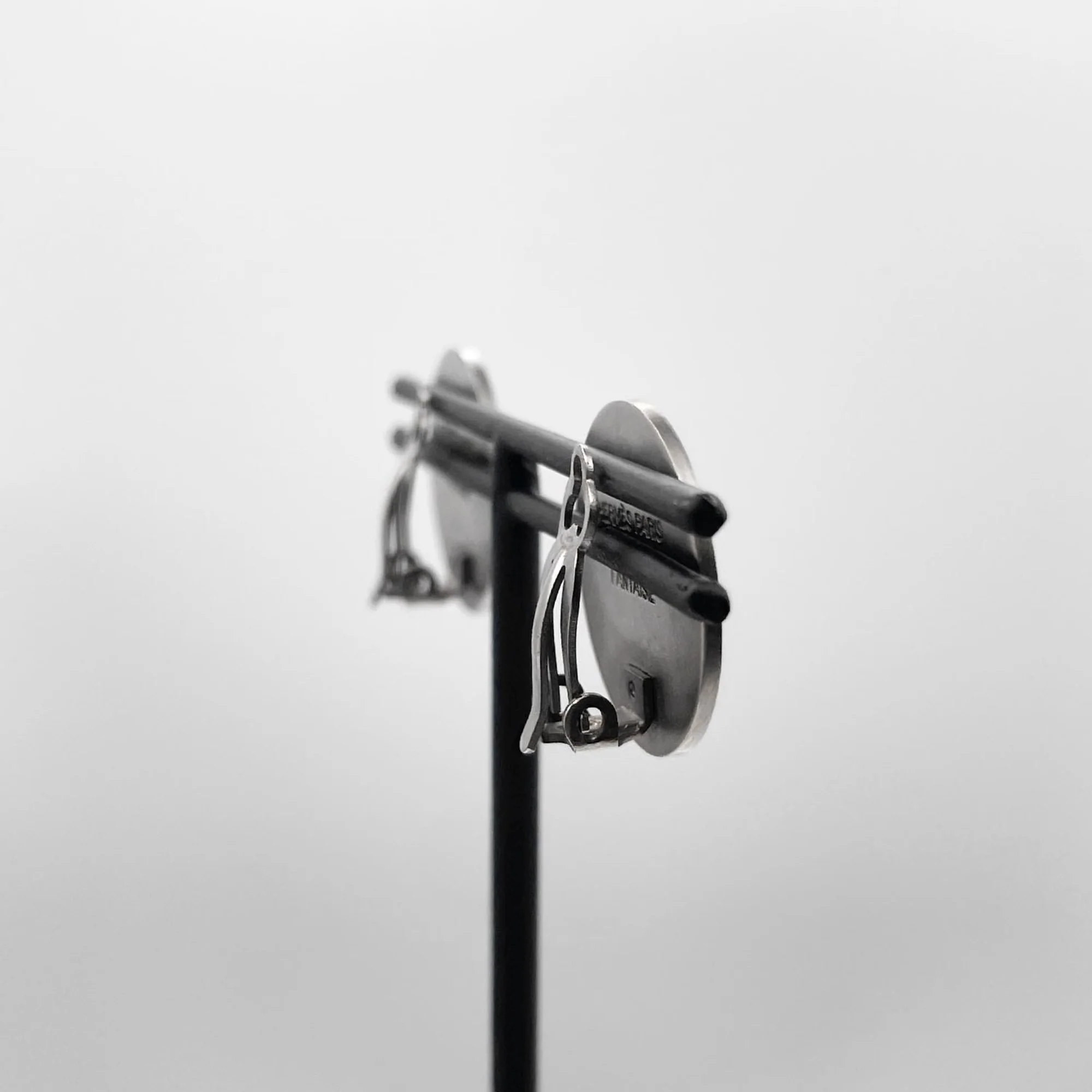Sellier Clip-On Earrings Metal Silver Silver-Tone Metal - Image 4