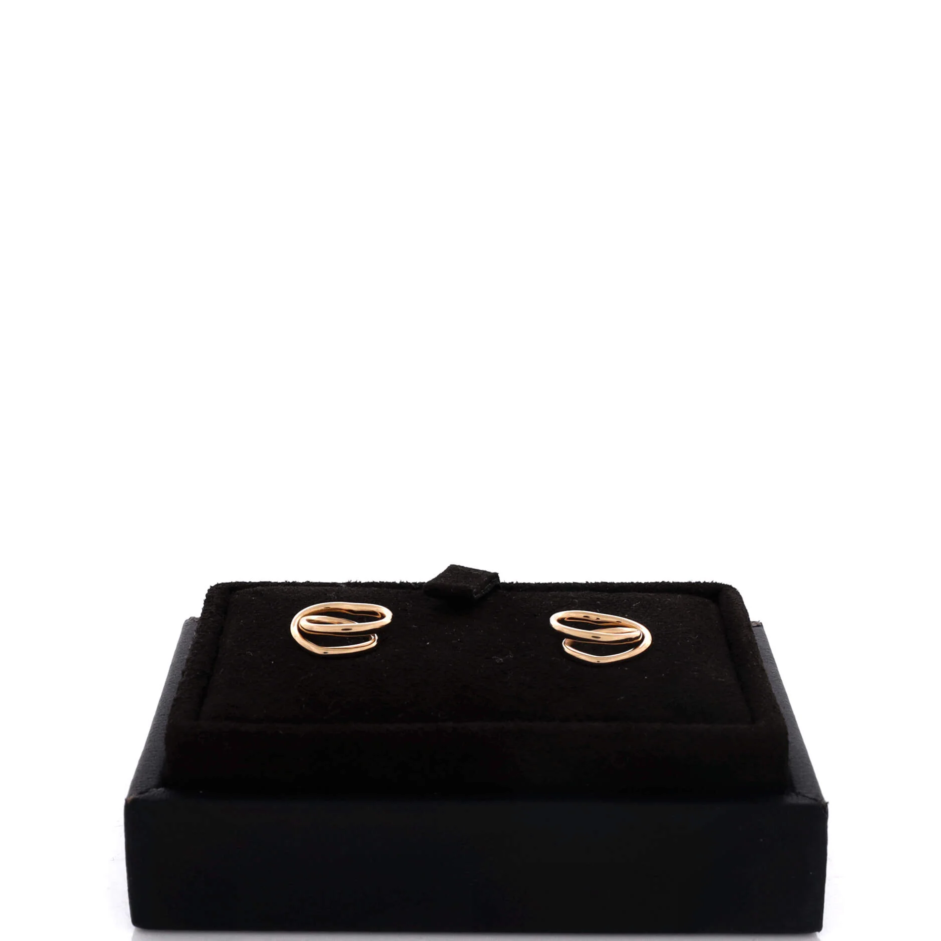 Vertige Coeur Stud Earrings 18K Rose Gold TPM - Image 2