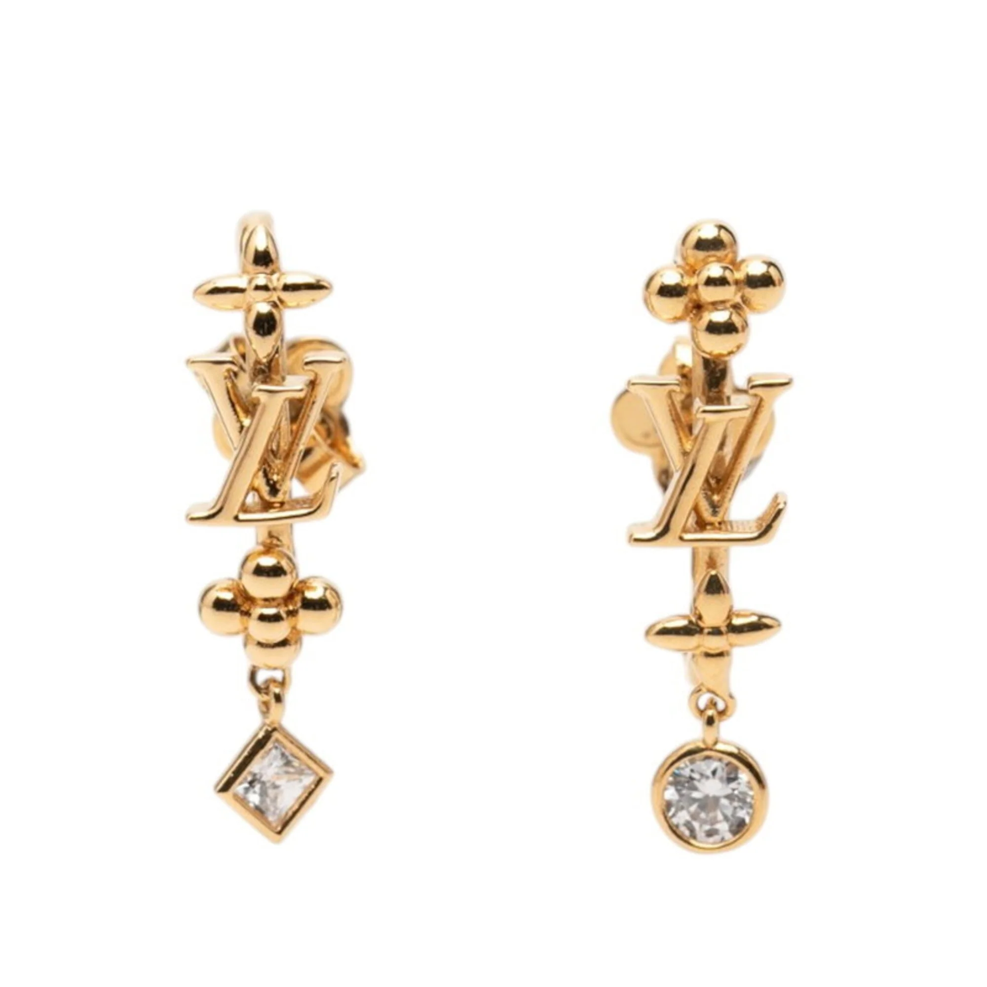 Earrings Gold-Tone Metal
