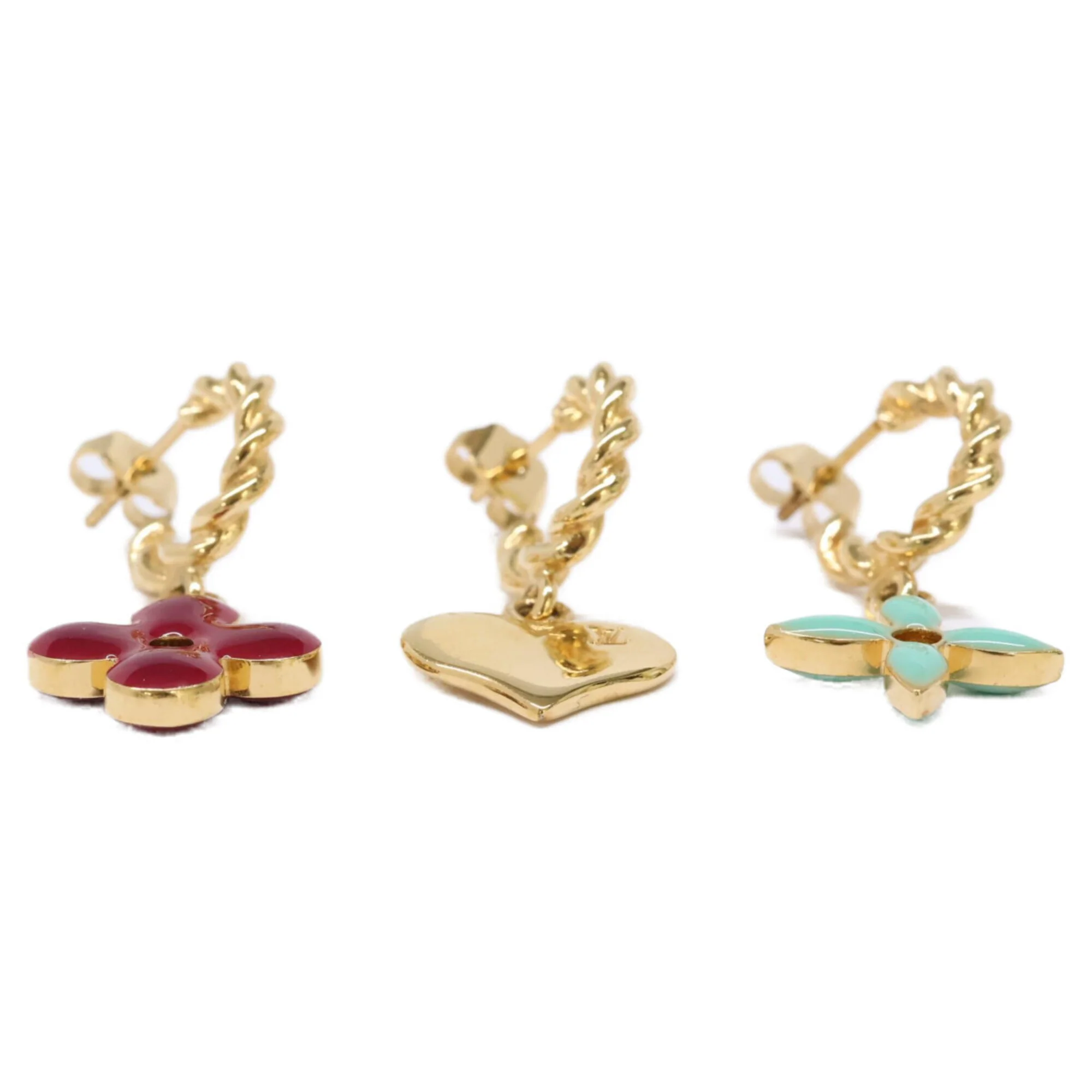 Earrings Gold-Tone Metal - Image 3
