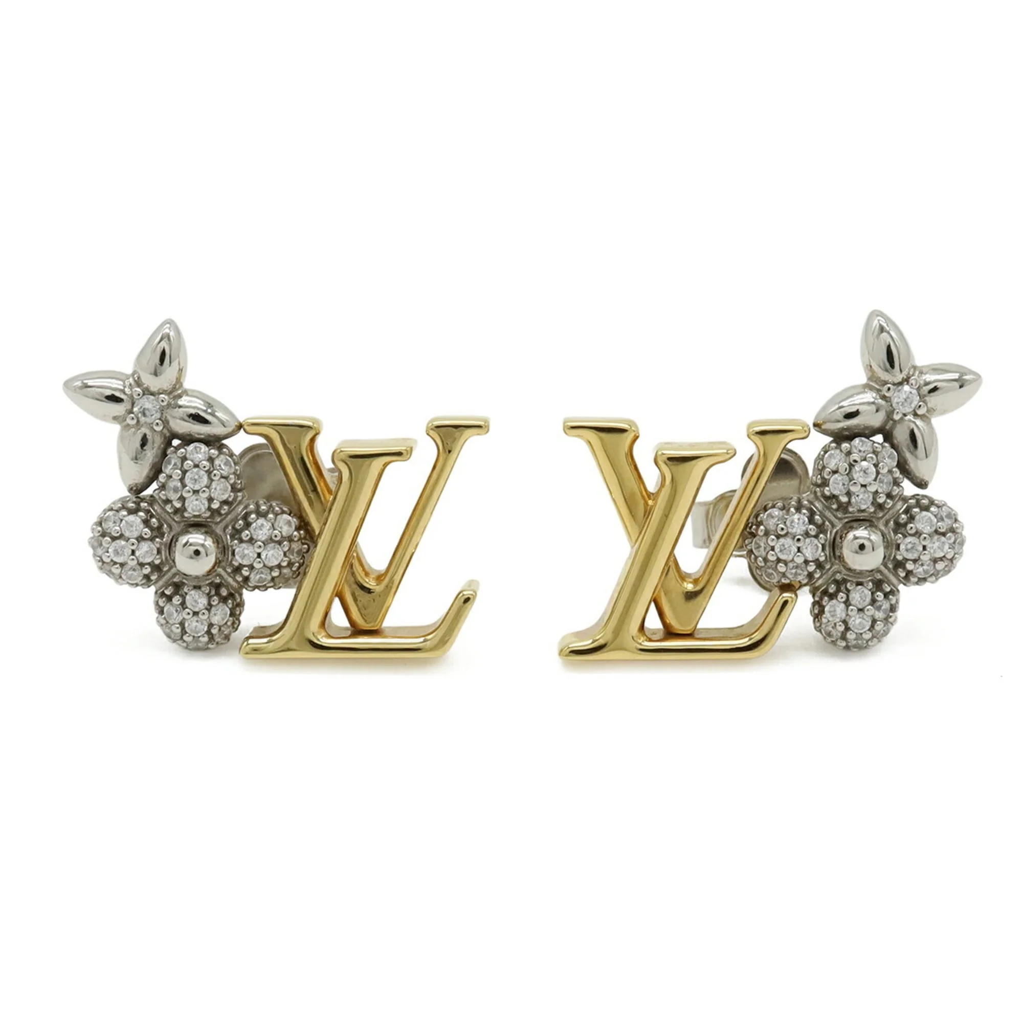 Earrings Gold-Tone Metal