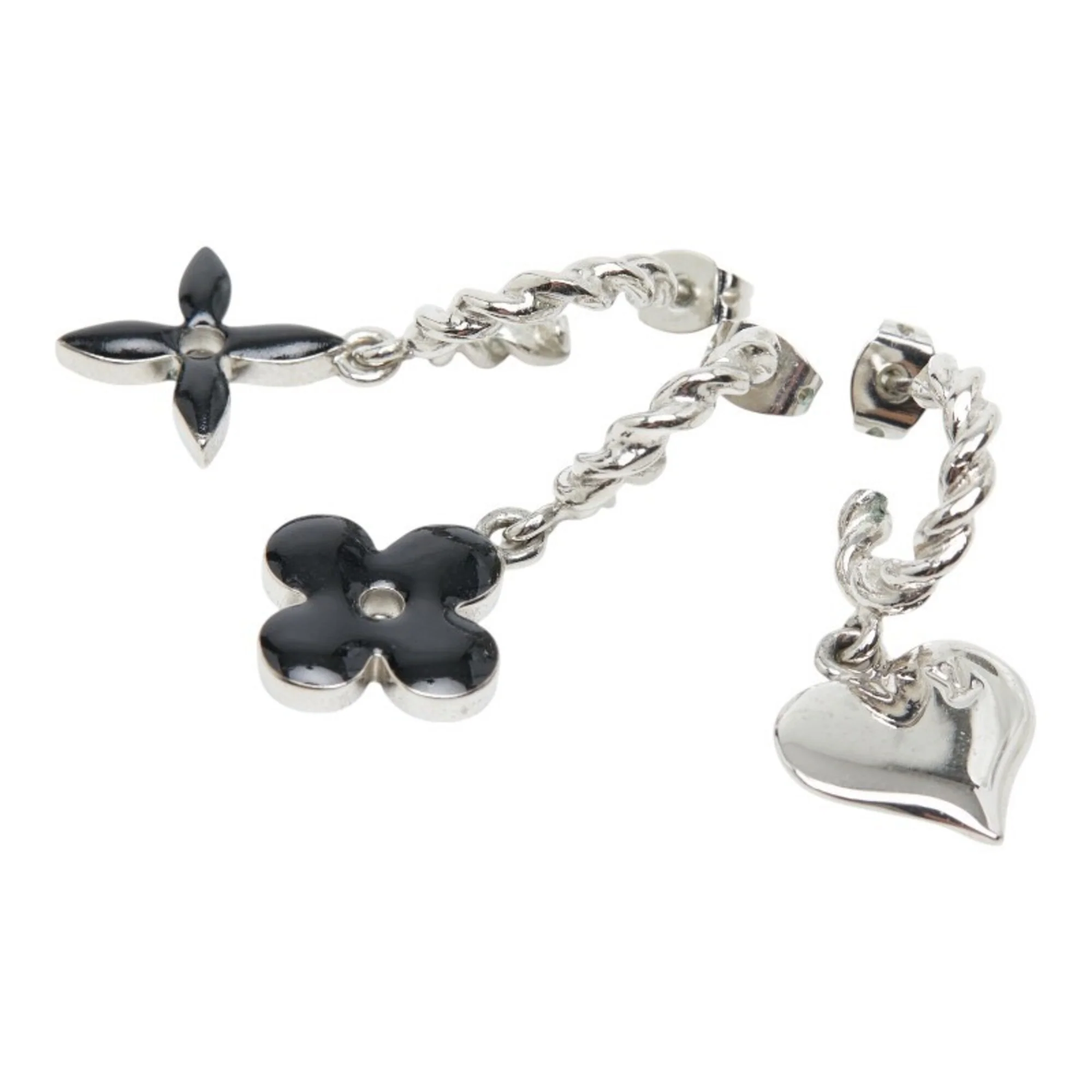 Earrings Silver-Tone Metal
