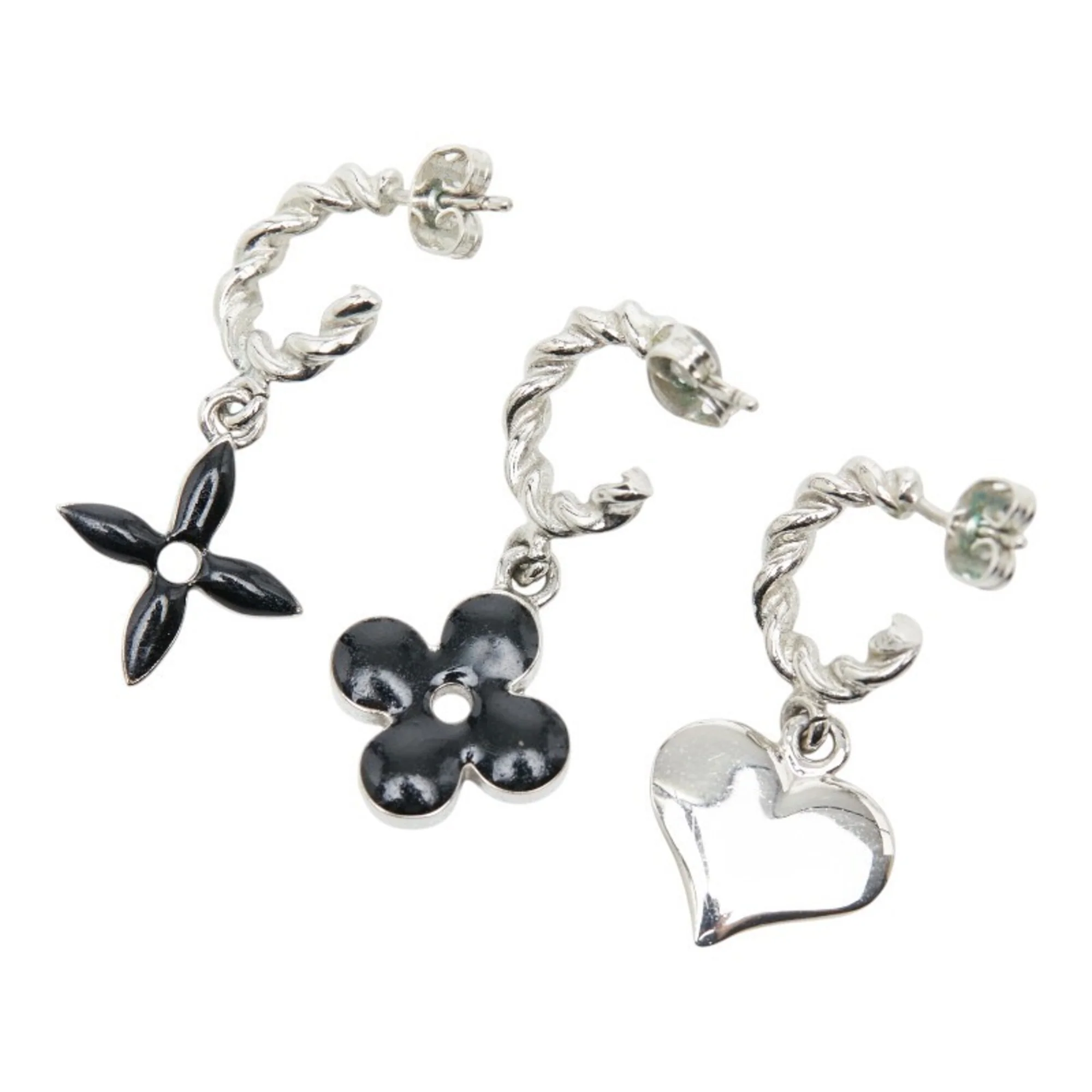Earrings Silver-Tone Metal - Image 2