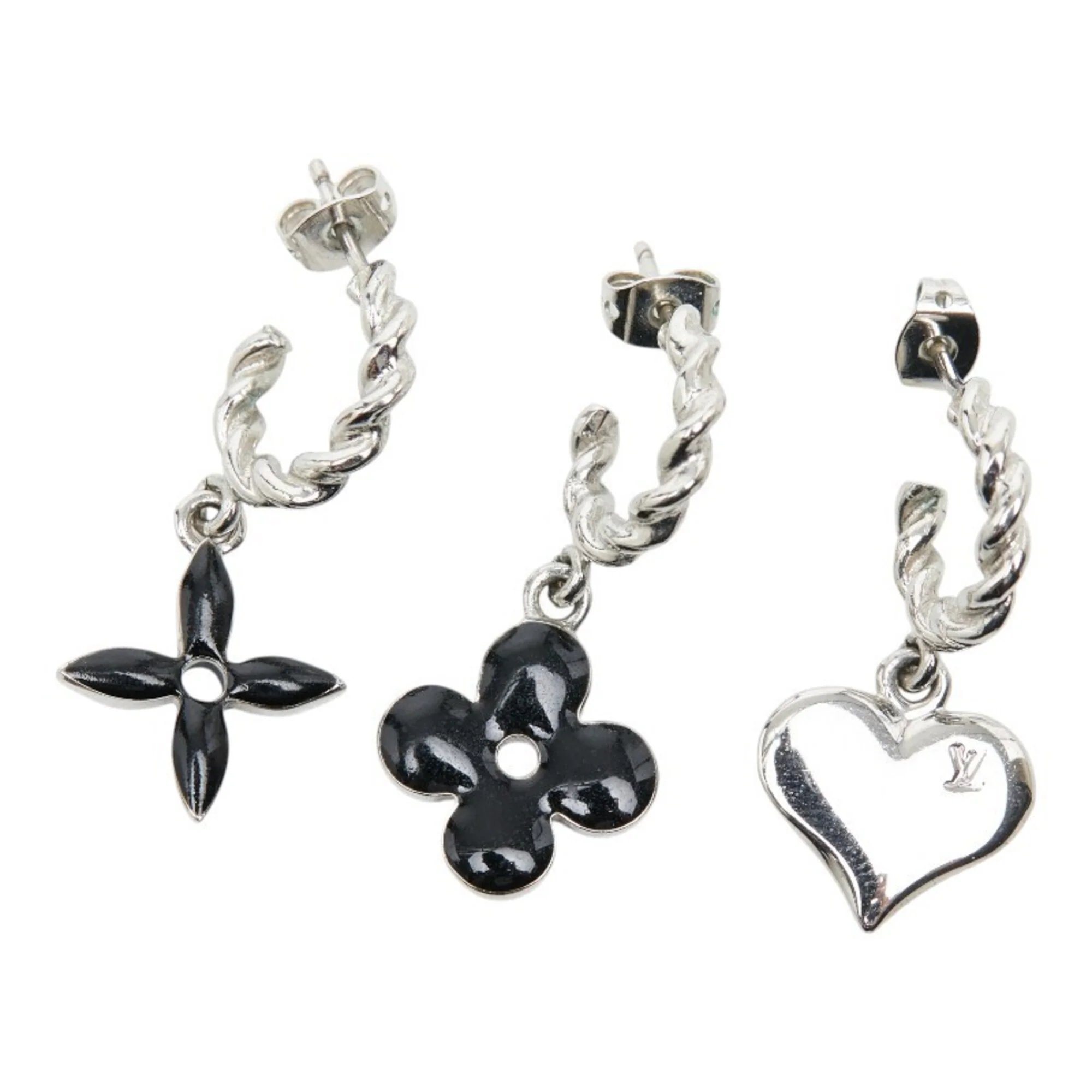 Earrings Silver-Tone Metal - Image 3