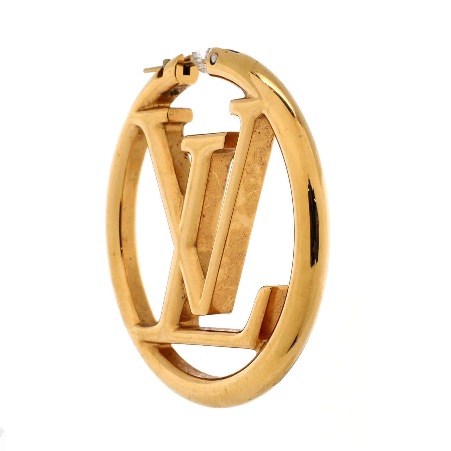 Louise Hoop Earrings Metal GM - Image 3