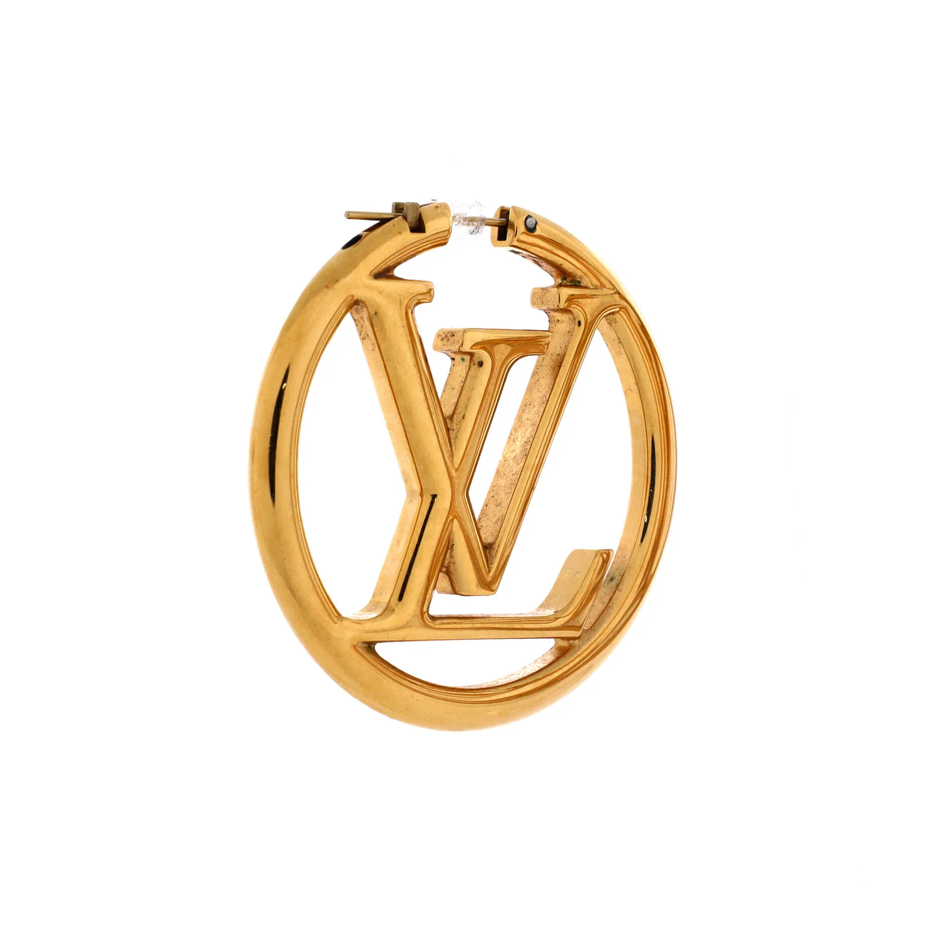 Louise Hoop Earrings Metal GM - Image 3