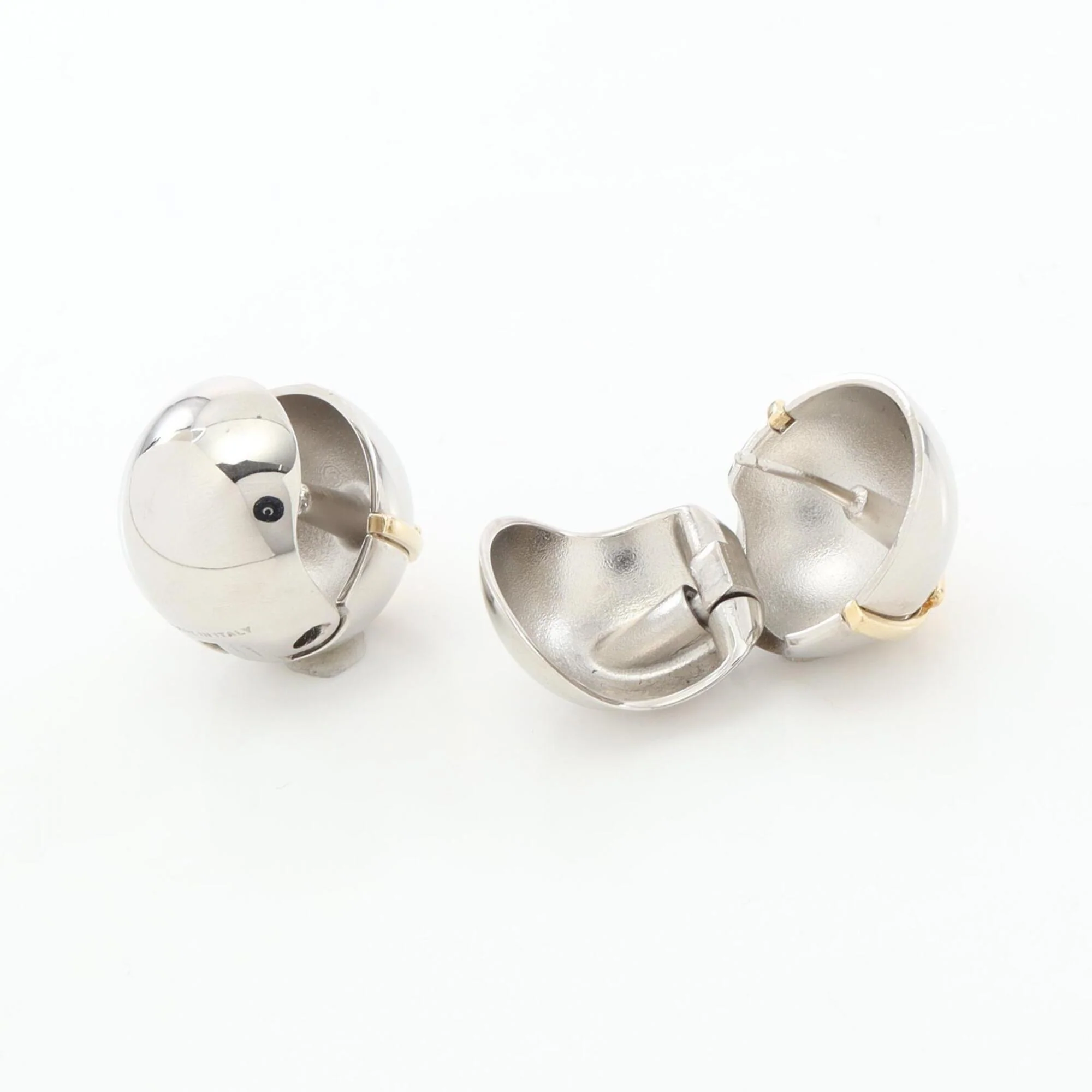 Logo Earrings Gold Plated - Image 2