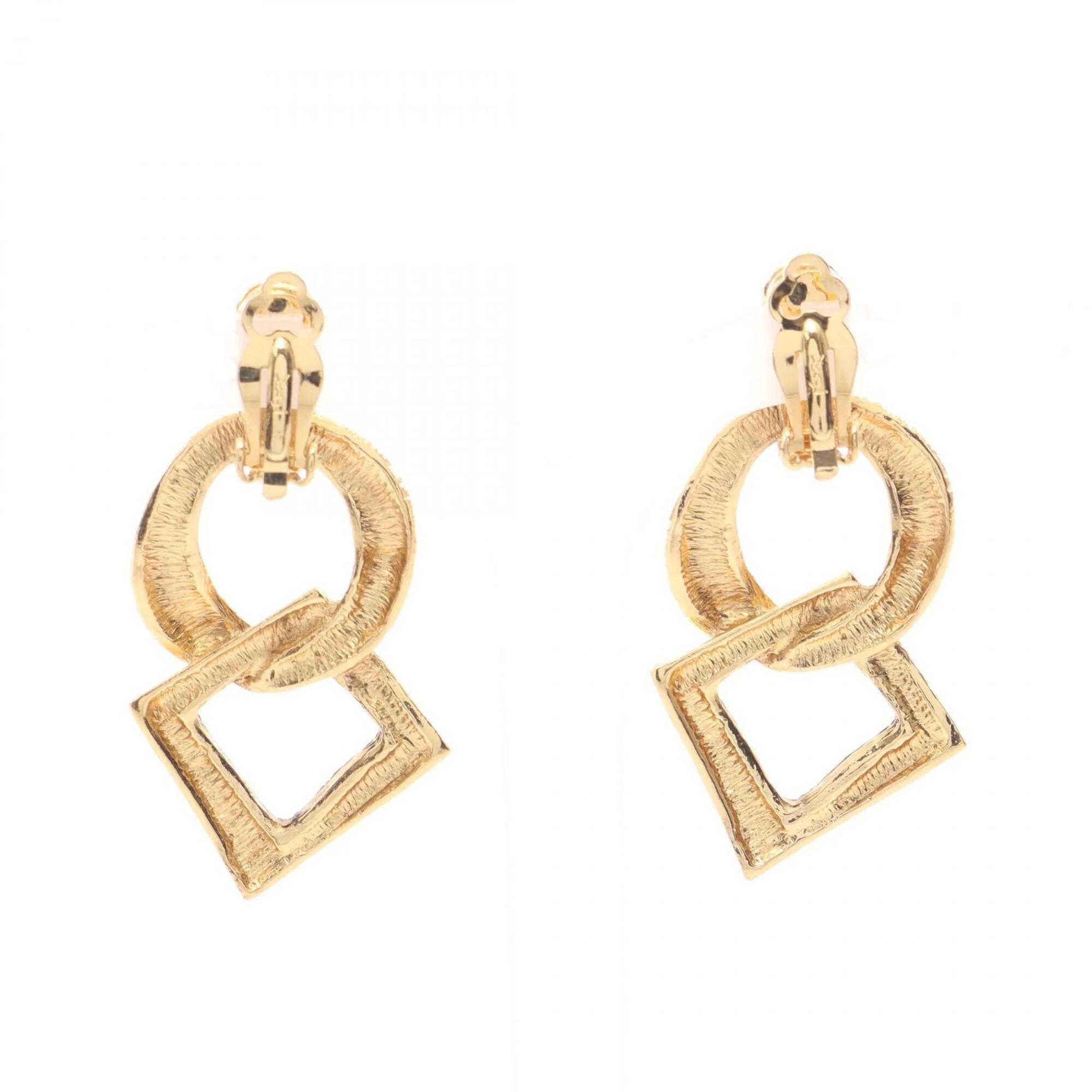 Clip-On Earrings Clip-On Gold-Tone Metal - Image 2