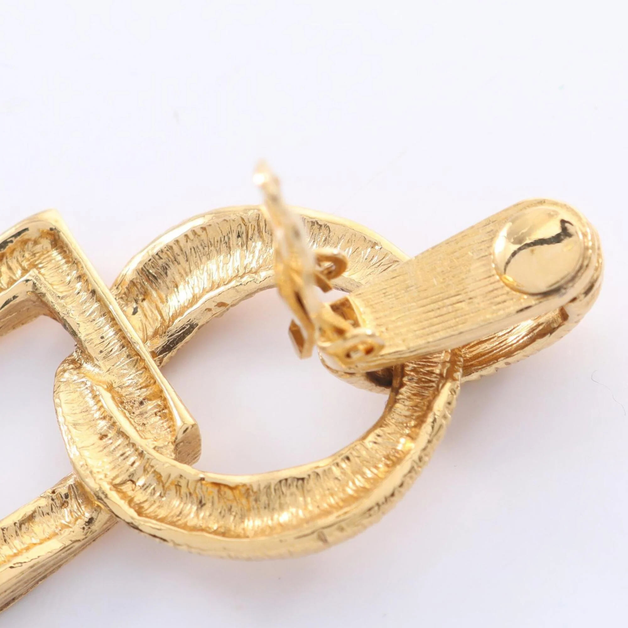 Clip-On Earrings Clip-On Gold-Tone Metal - Image 5