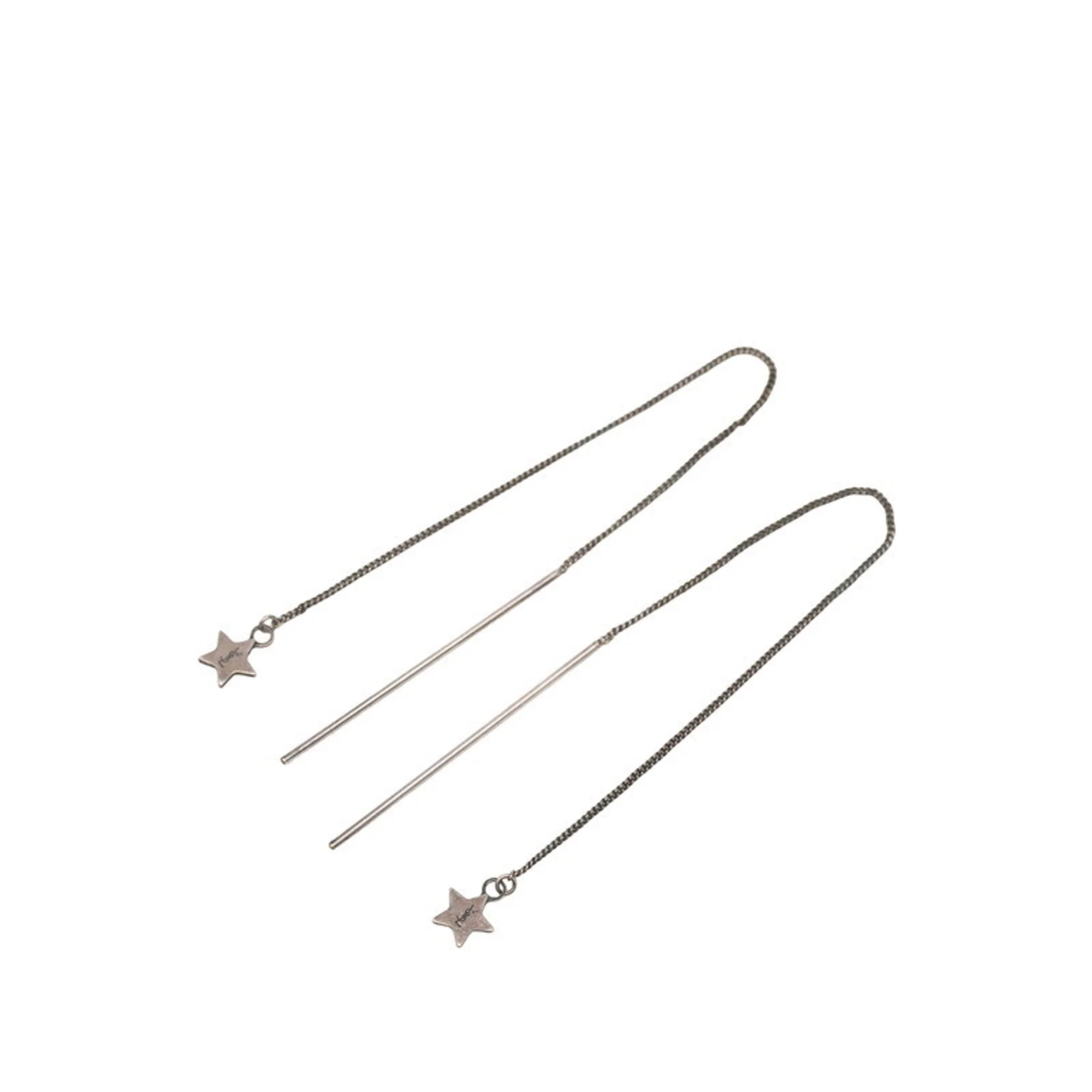 Earrings Silver-Tone Metal