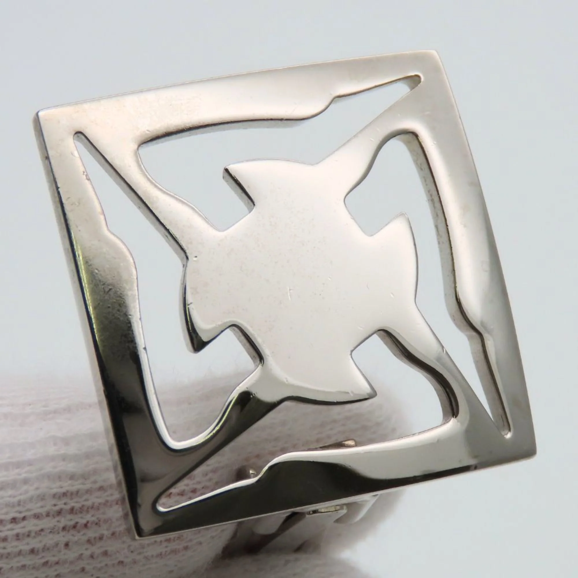 Clip-On Earrings Clip-On Silver-Tone Metal - Image 6